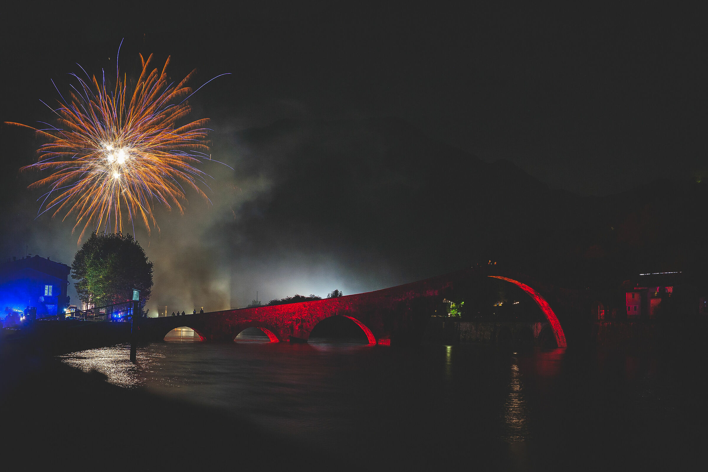 Fuochi d'artificio - Ponte del Diavolo