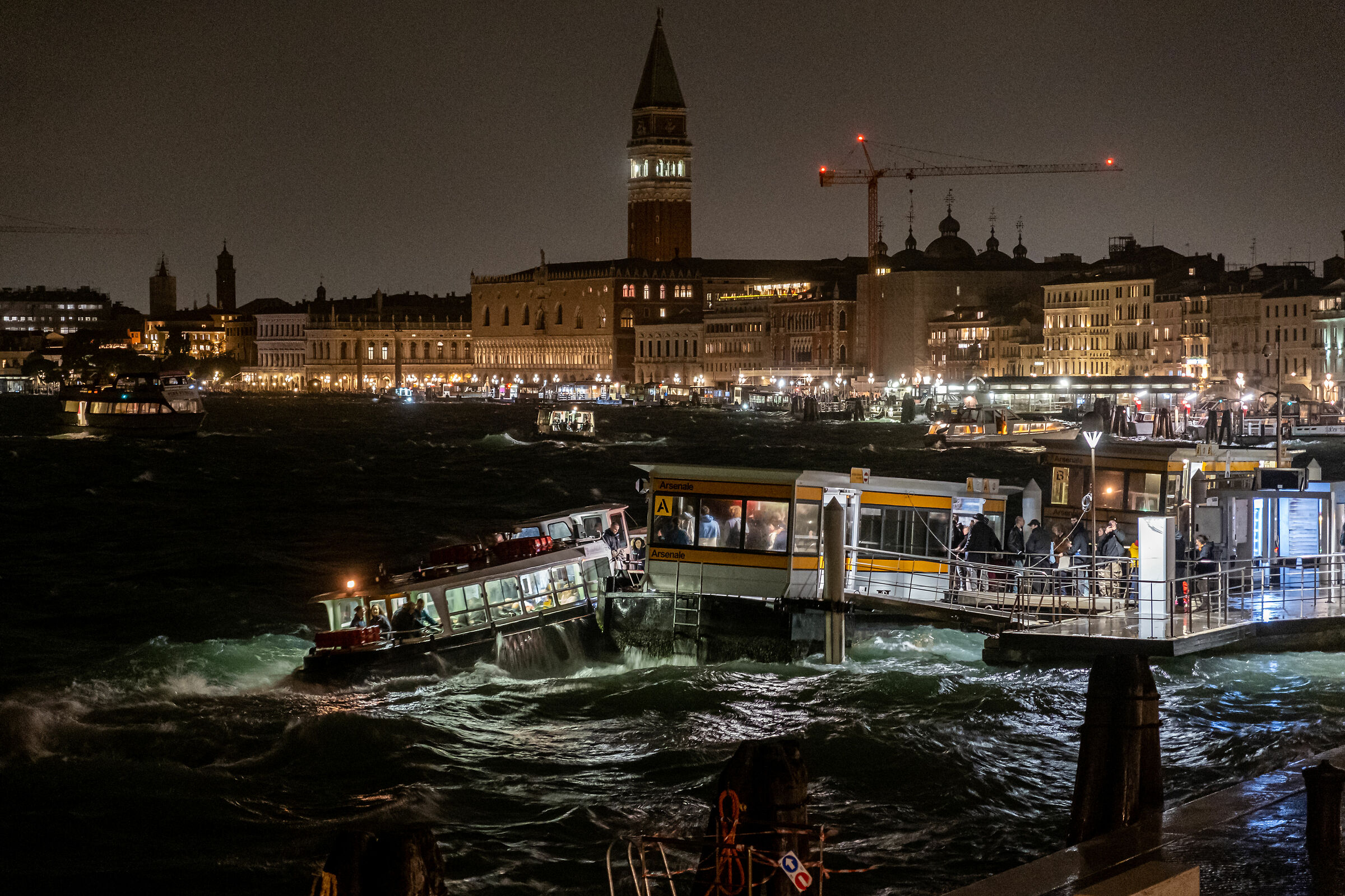 Venice - stormy sea