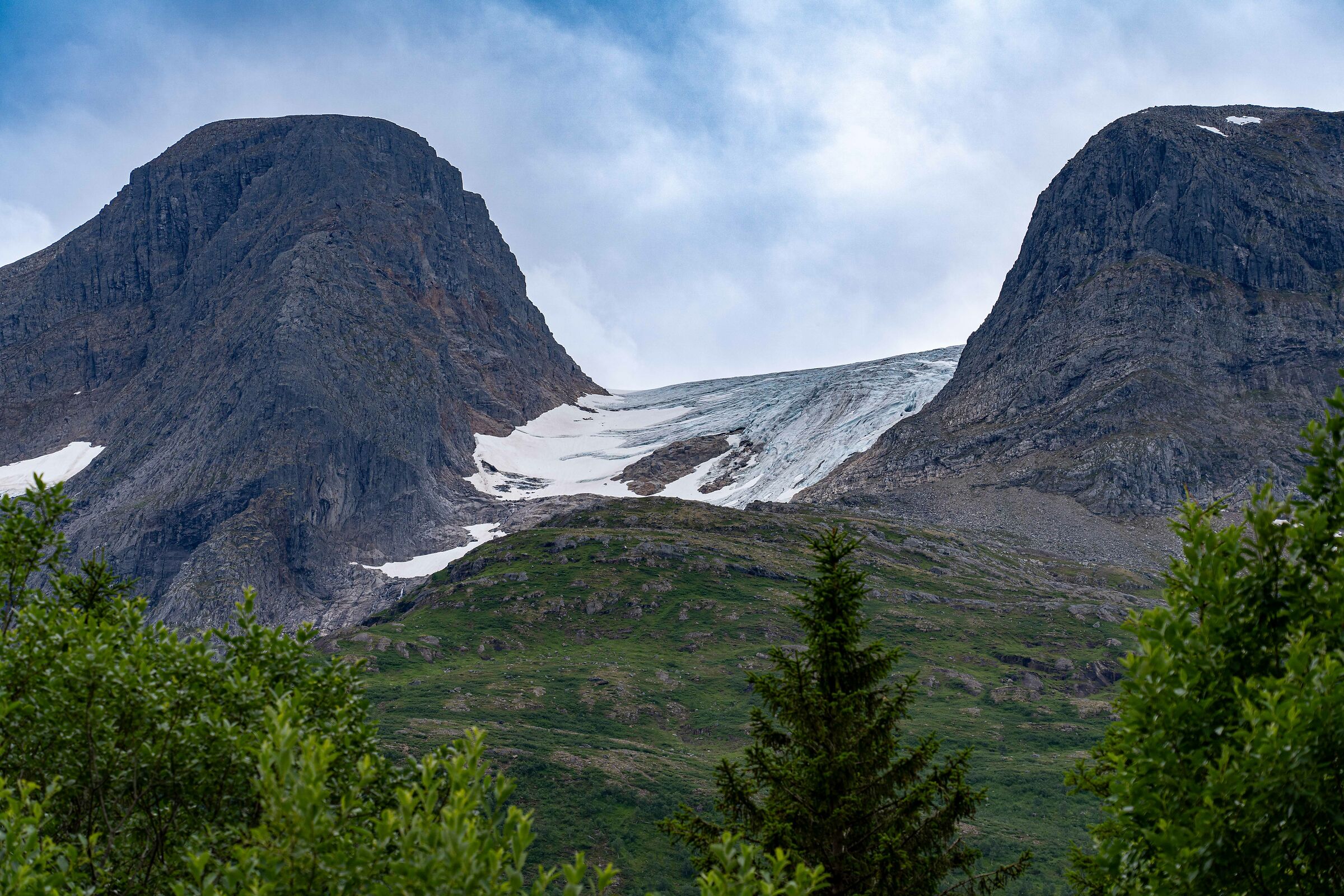Ghiacciai sul mare tra Bodo e Mosjoen