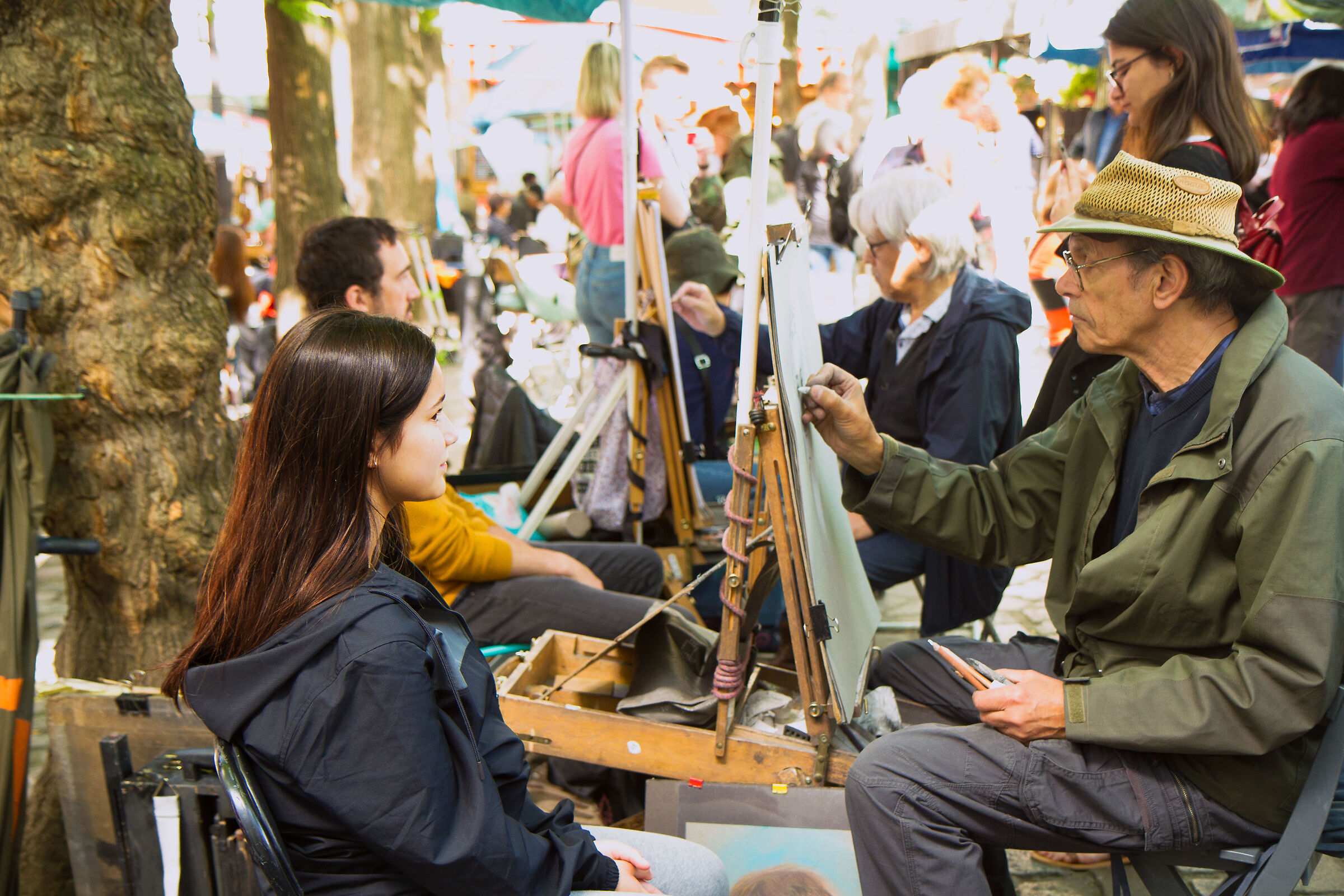 Peintres sur la place du Tertre