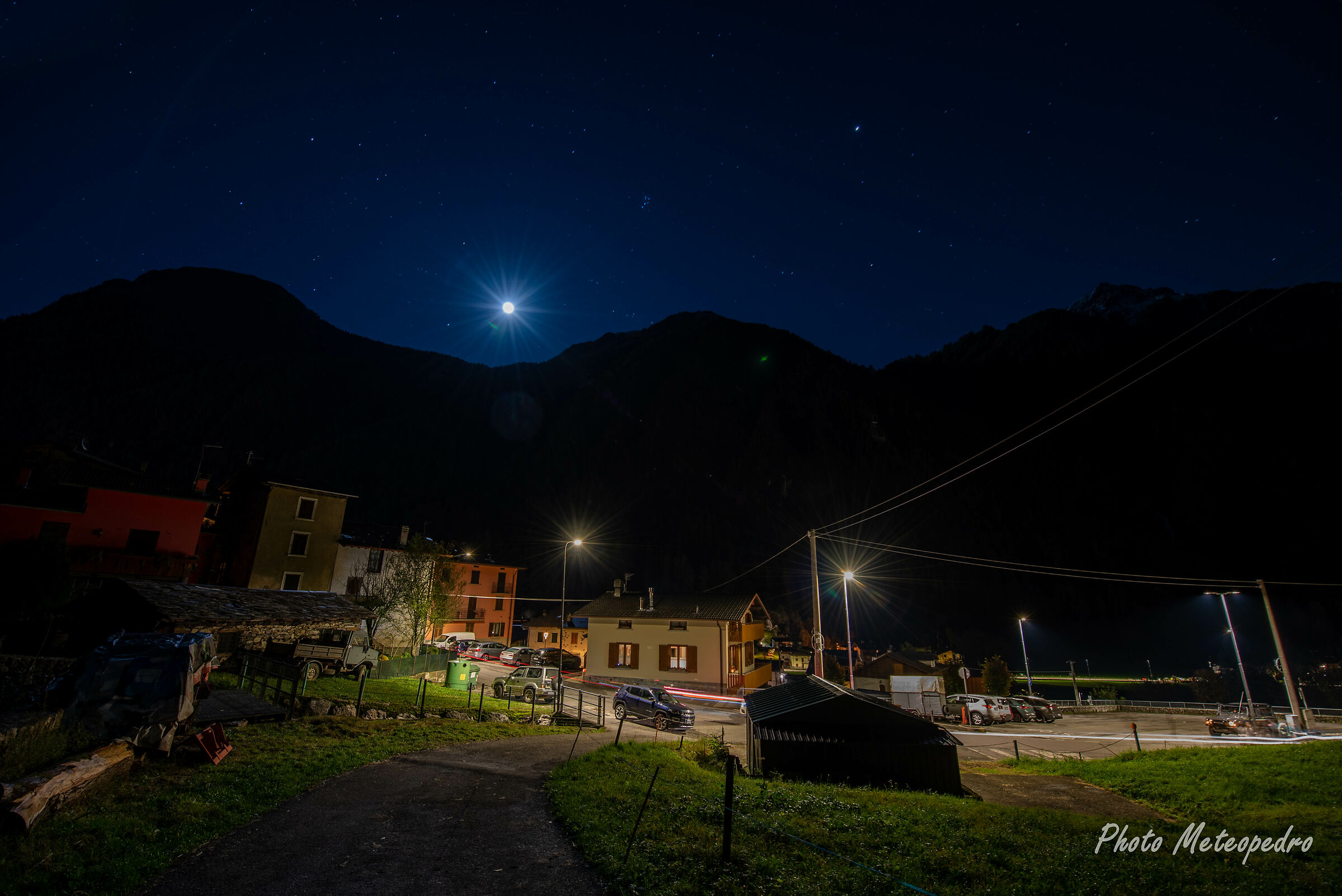 Full moon in my village