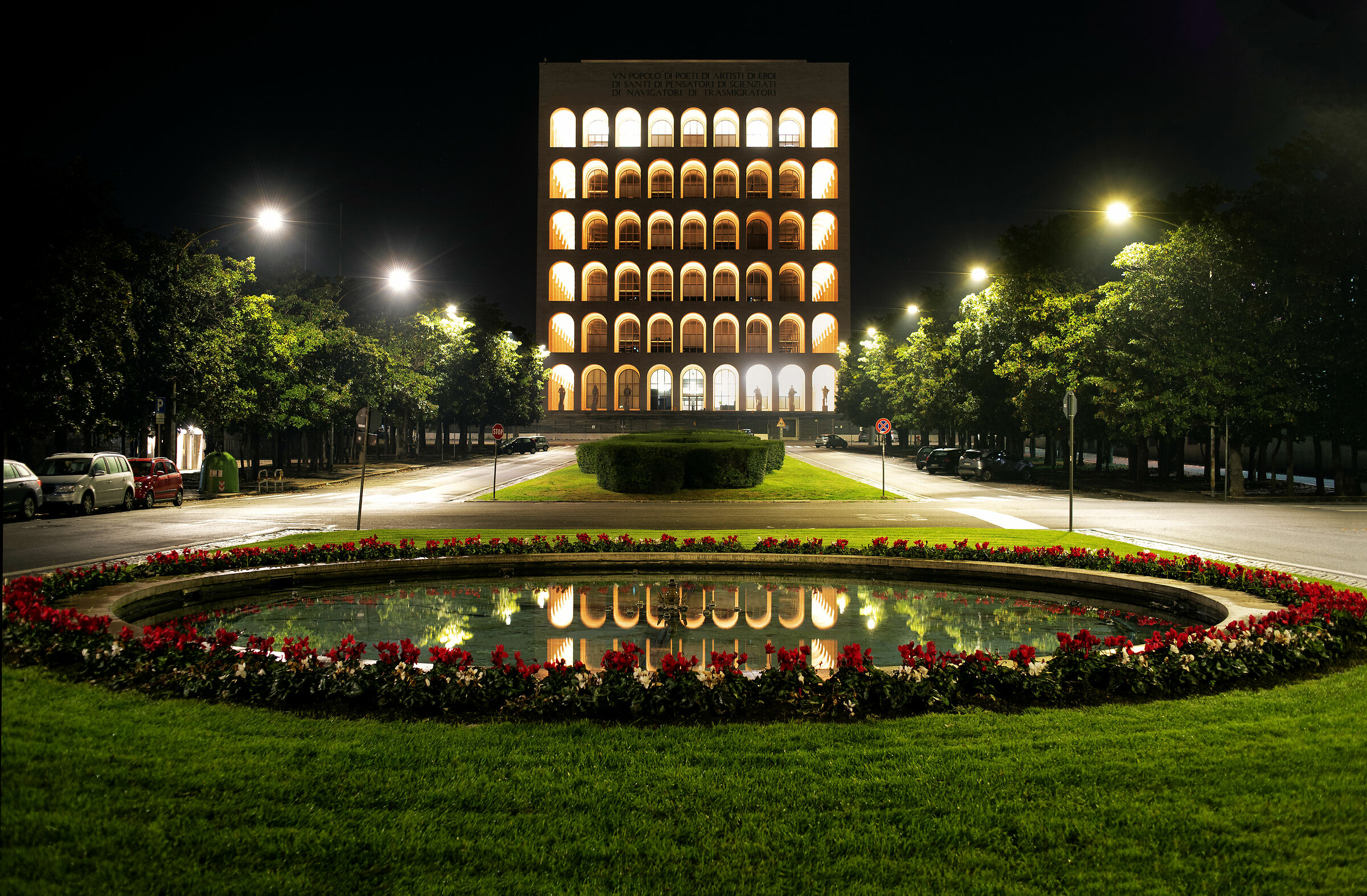 Palazzo della Cività, Colosseo Bucato, Groviera, EUR