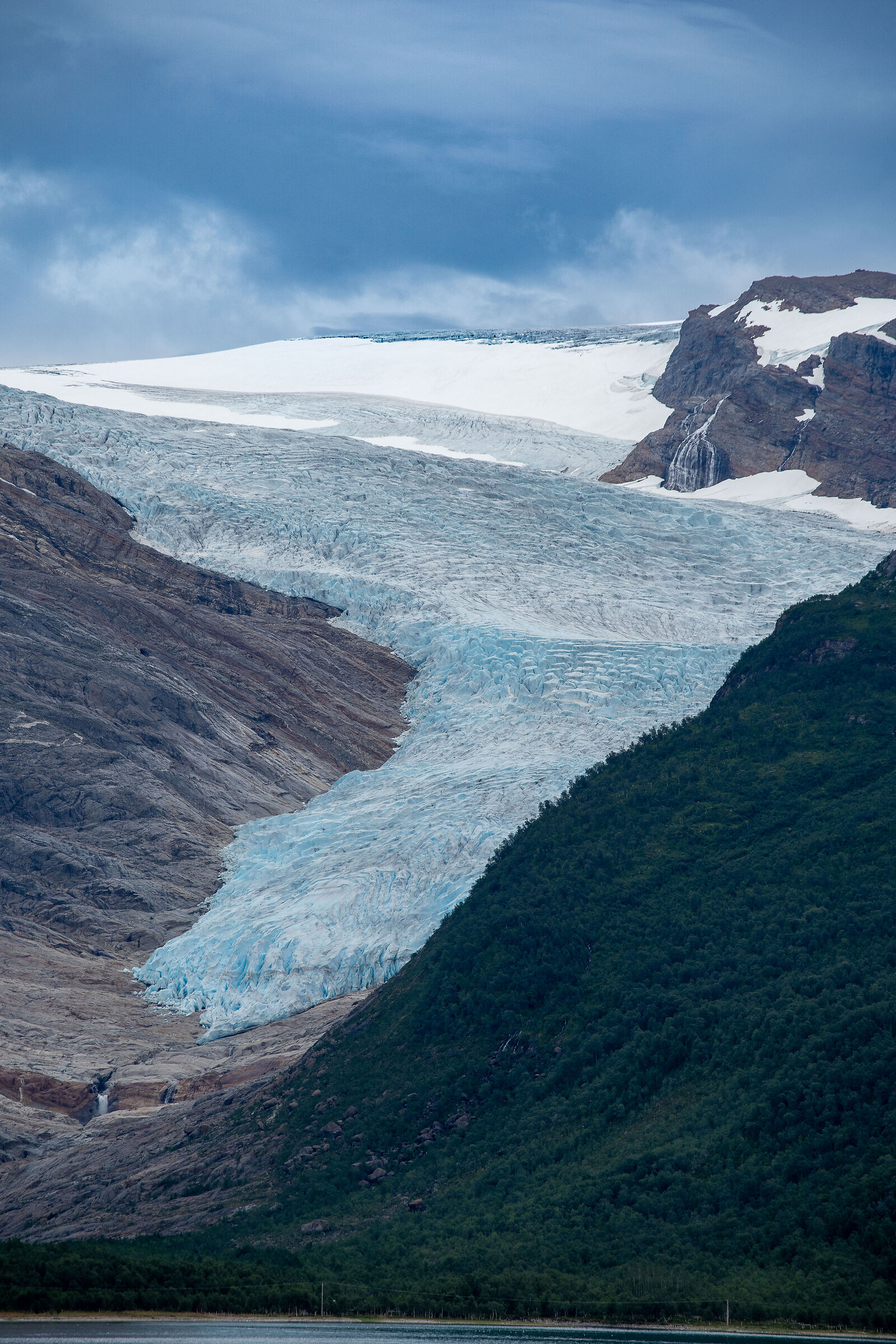 Ghiacciai sul mare tra Bodo e Mosjoen