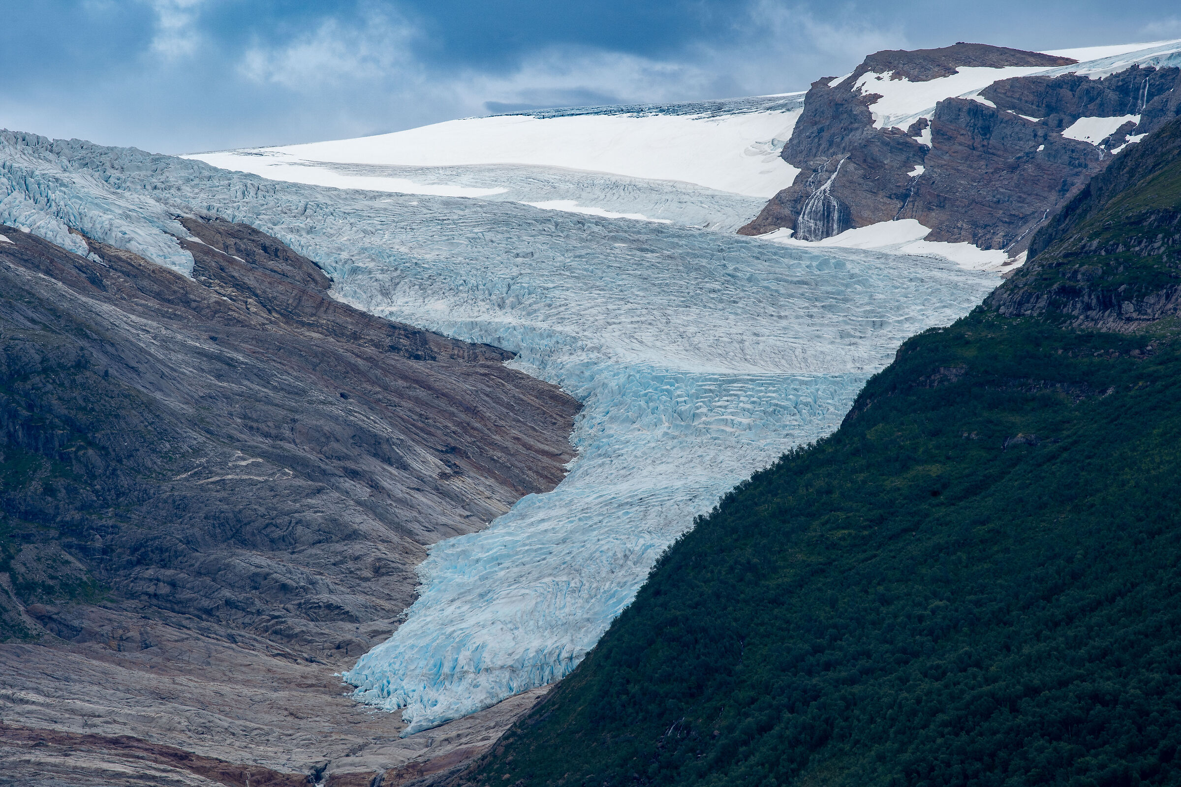 Ghiacciai sul mare tra Bodo e Mosjoen