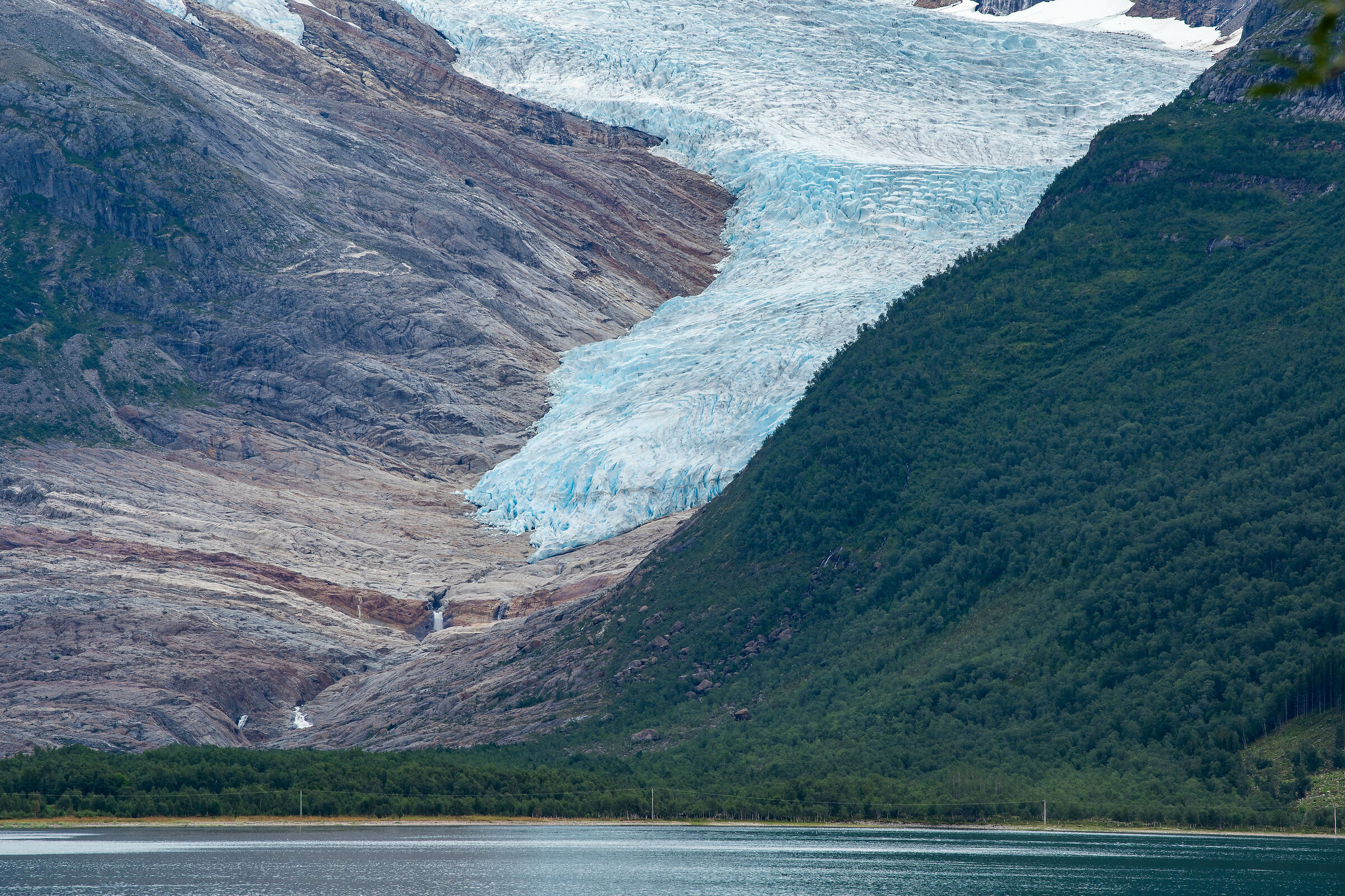 Ghiacciai sul mare tra Bodo e Mosjoen