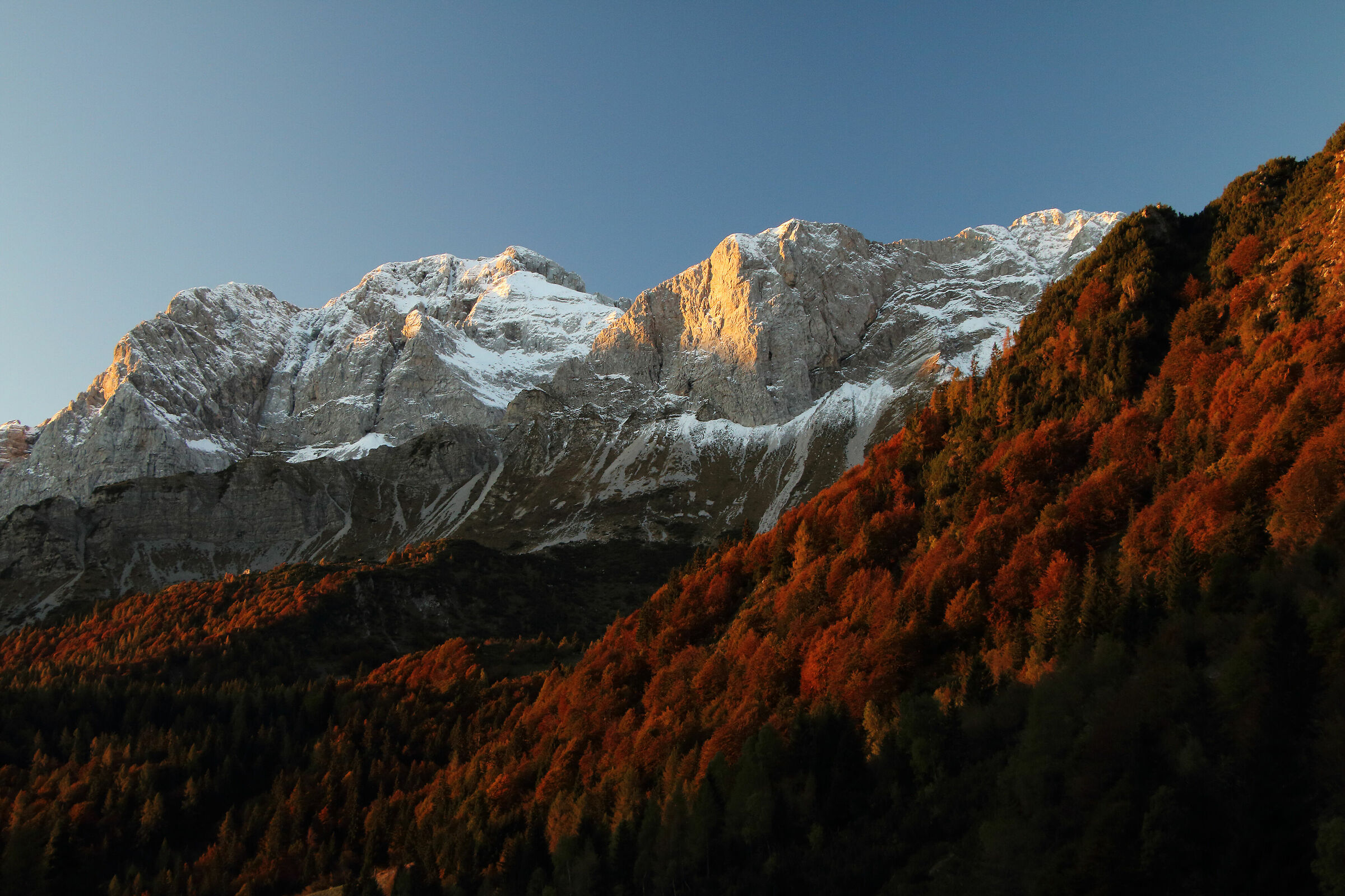 prime luci sull'Arera