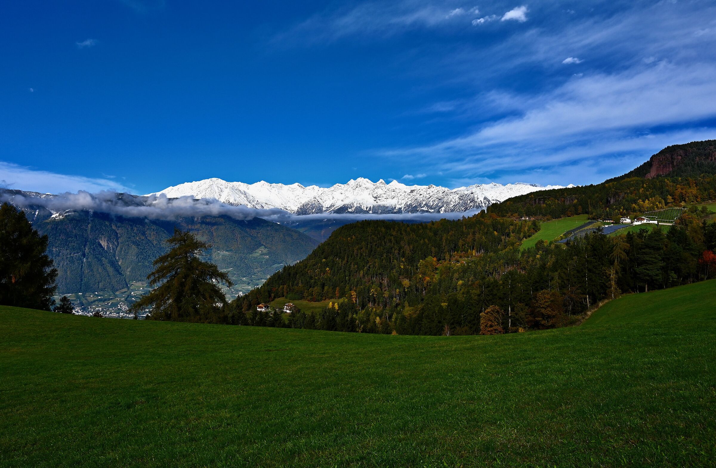 Merano seen from Verano