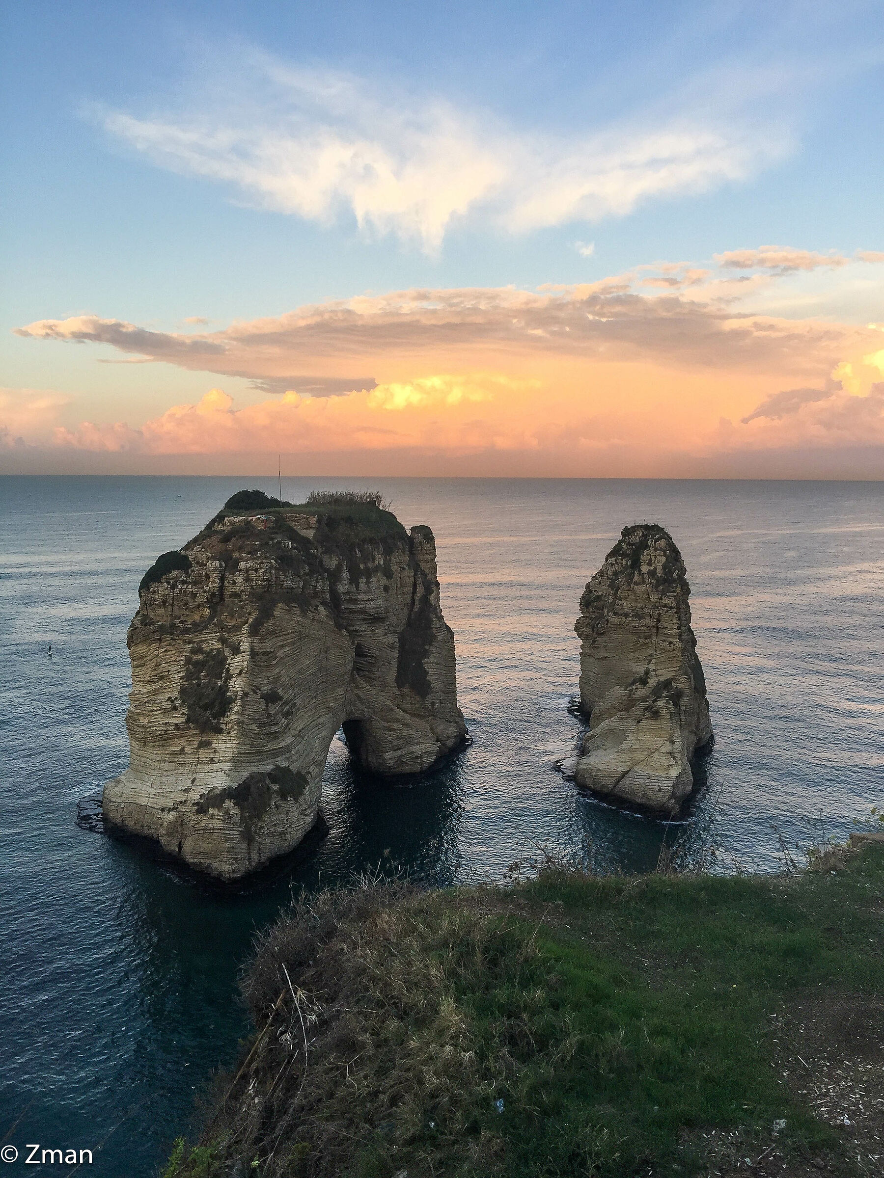 Al Raouche at Sunrise