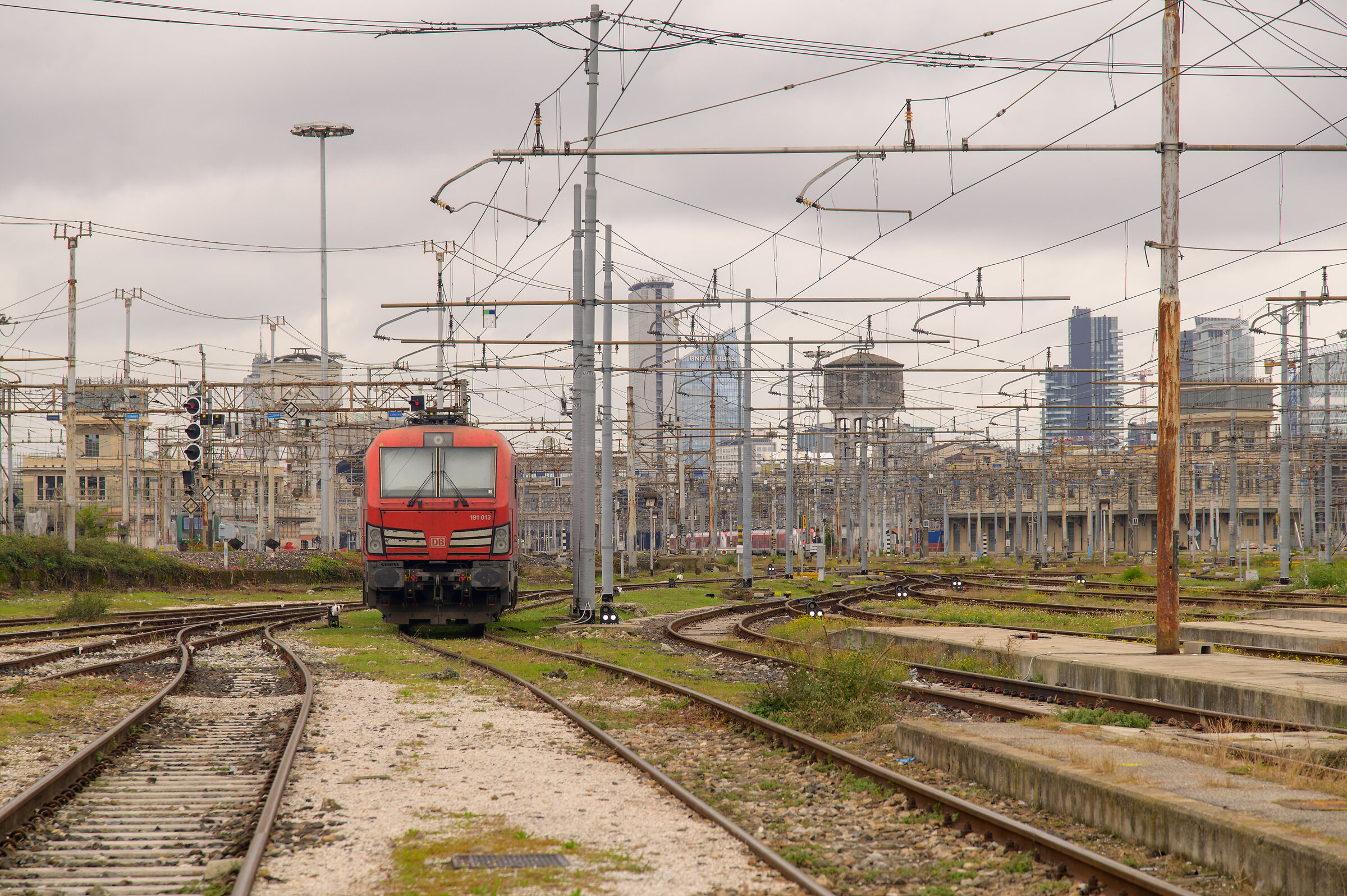 Milan from the railway