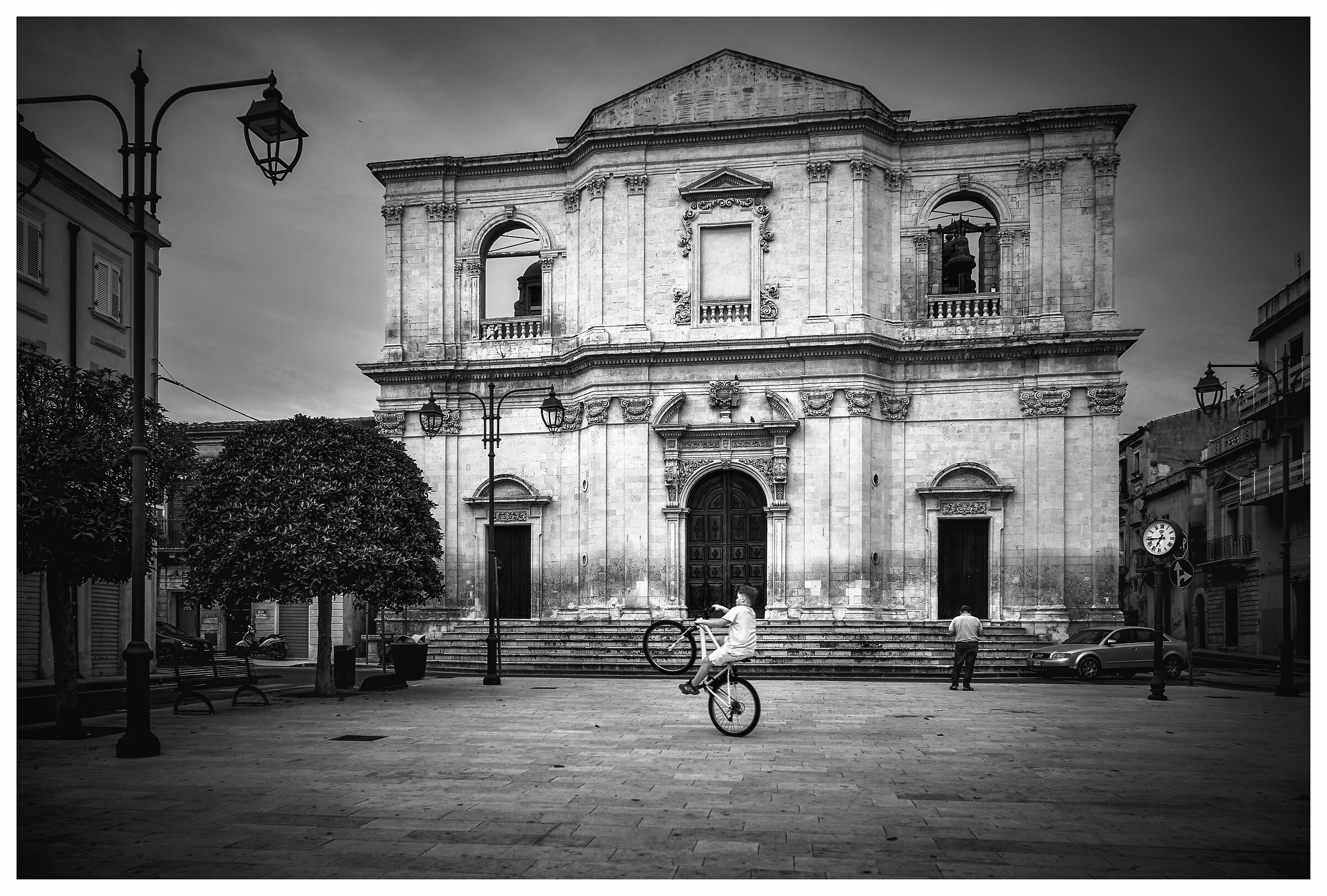 Penne in bianco....e nero