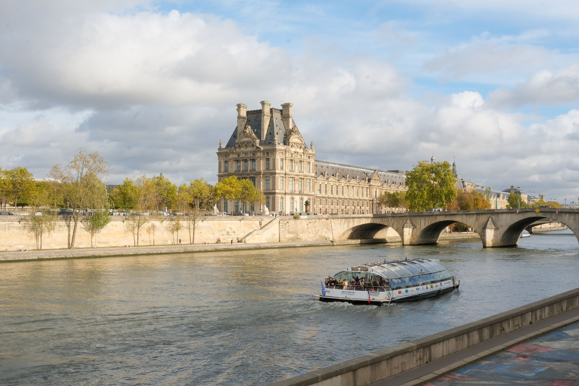 "An Iconic Parisian View: The Louvre Museum, the Flu
