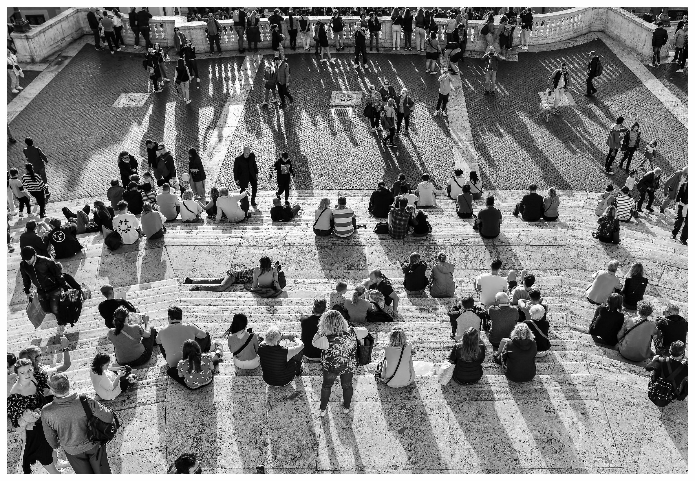 Roma-Sulla scalinata di Trinità dei Monti