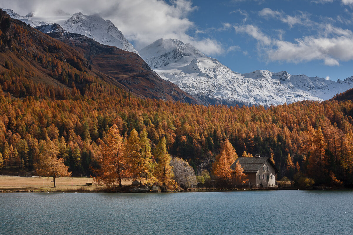 On Lake Sils ...