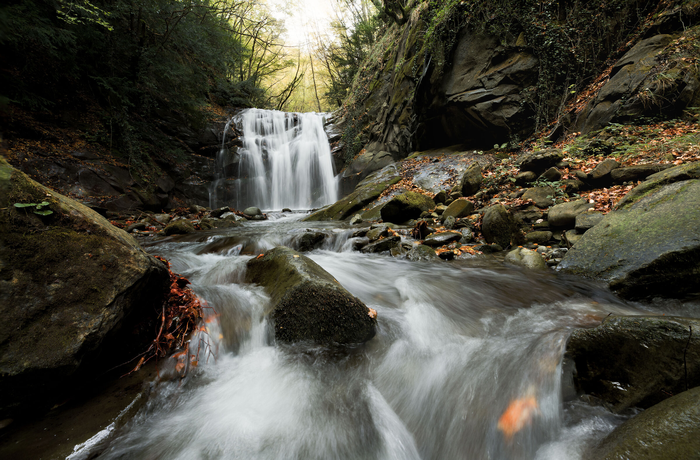 Autumn waterfalls