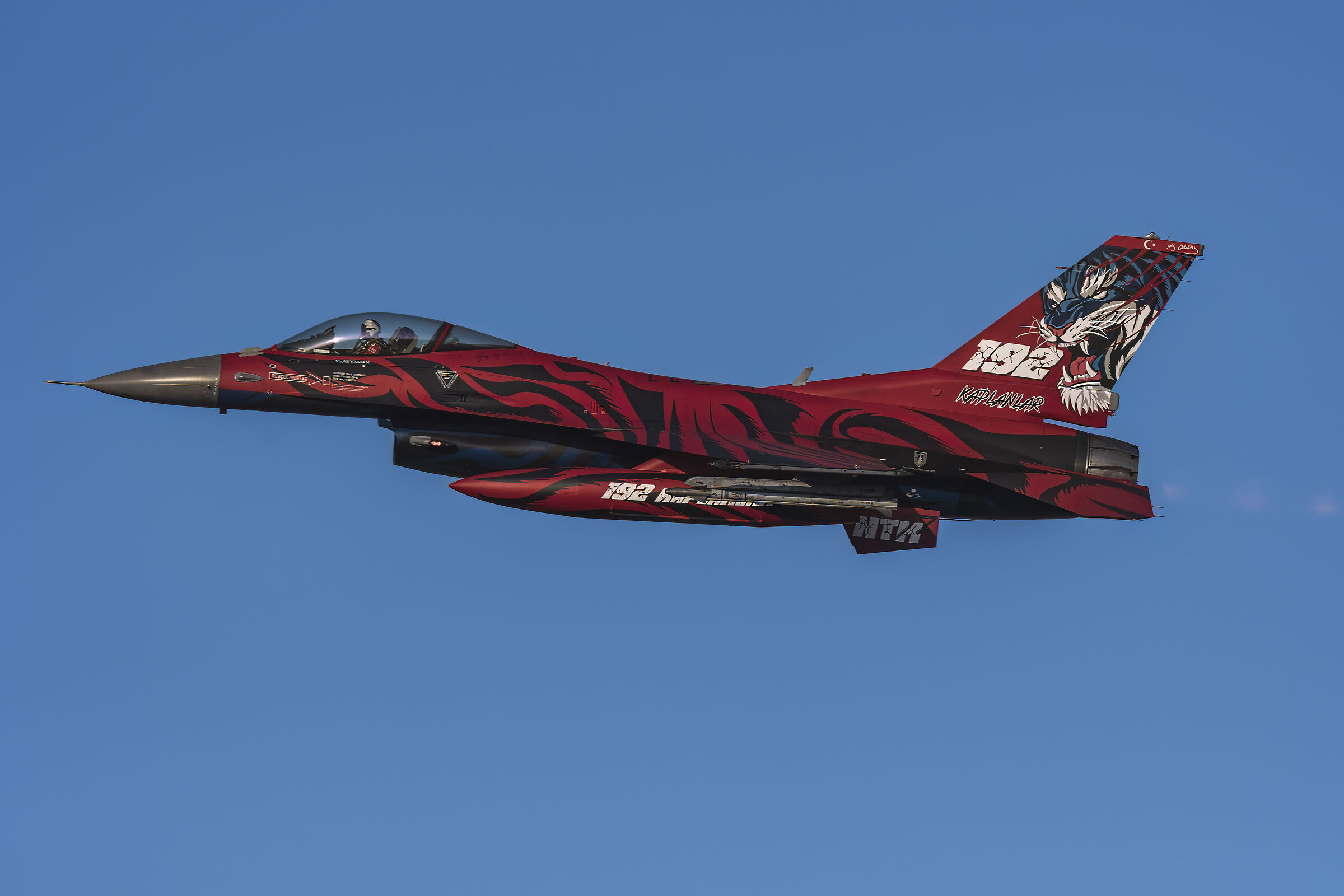 F 16 specia lTiger color Turchia