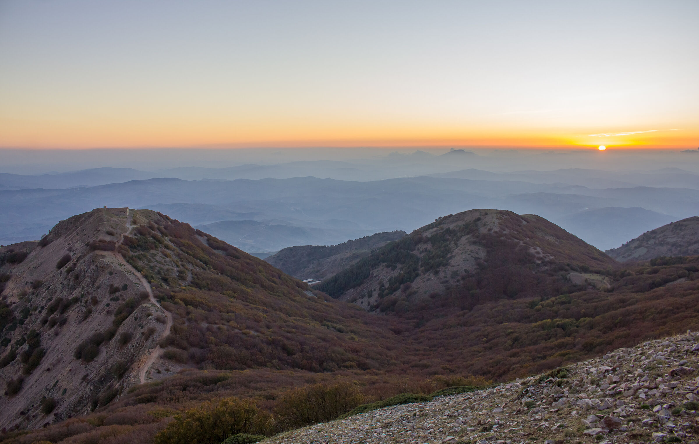Sunset on Monte Alto