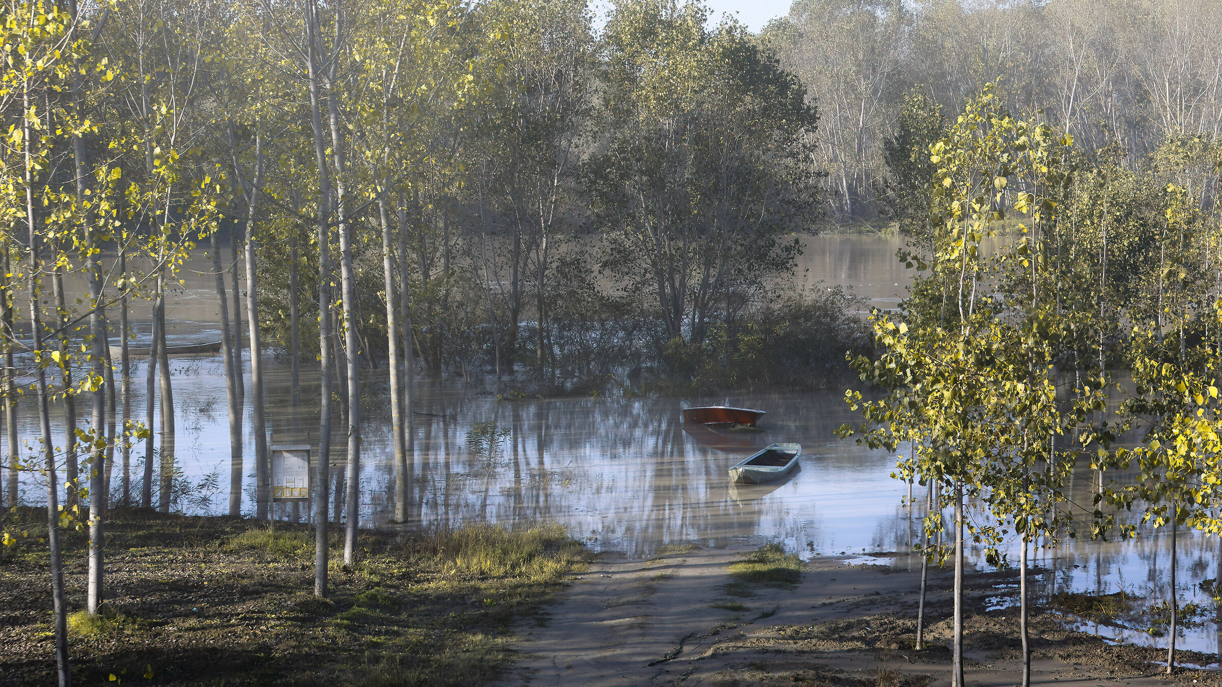 Il Po a San Benedetto (mn)