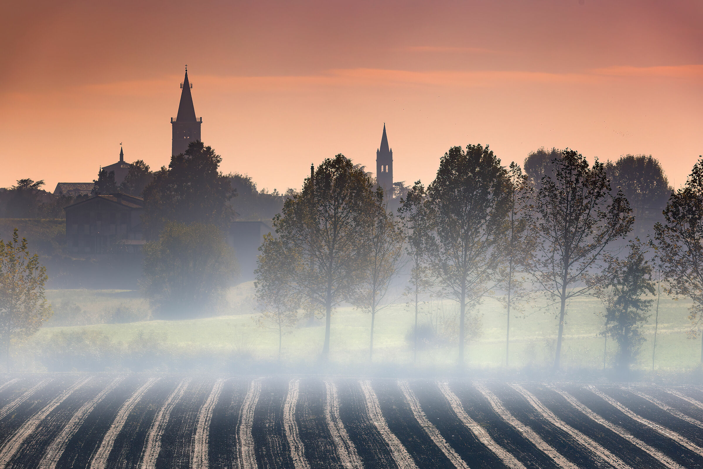 San Benedetto Po alle prime luci