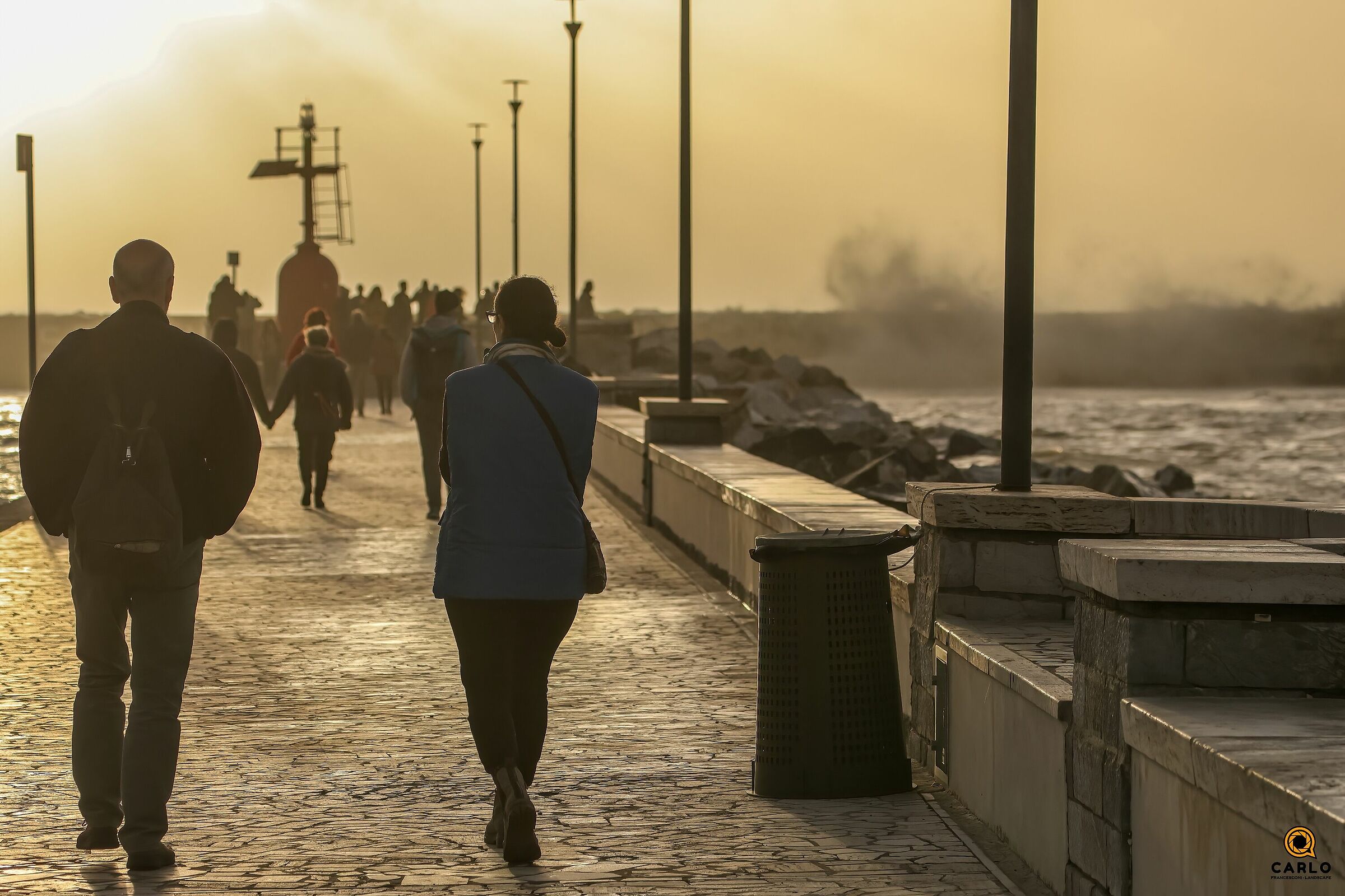 Due passi fra gli sbuffi del mare