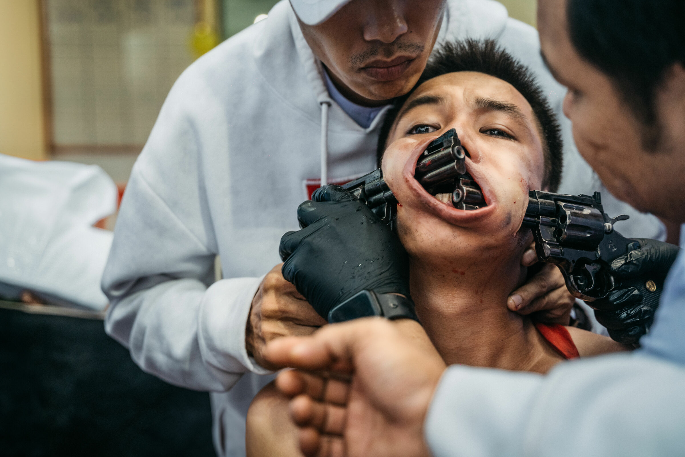 The Man with two gun in His Mouth