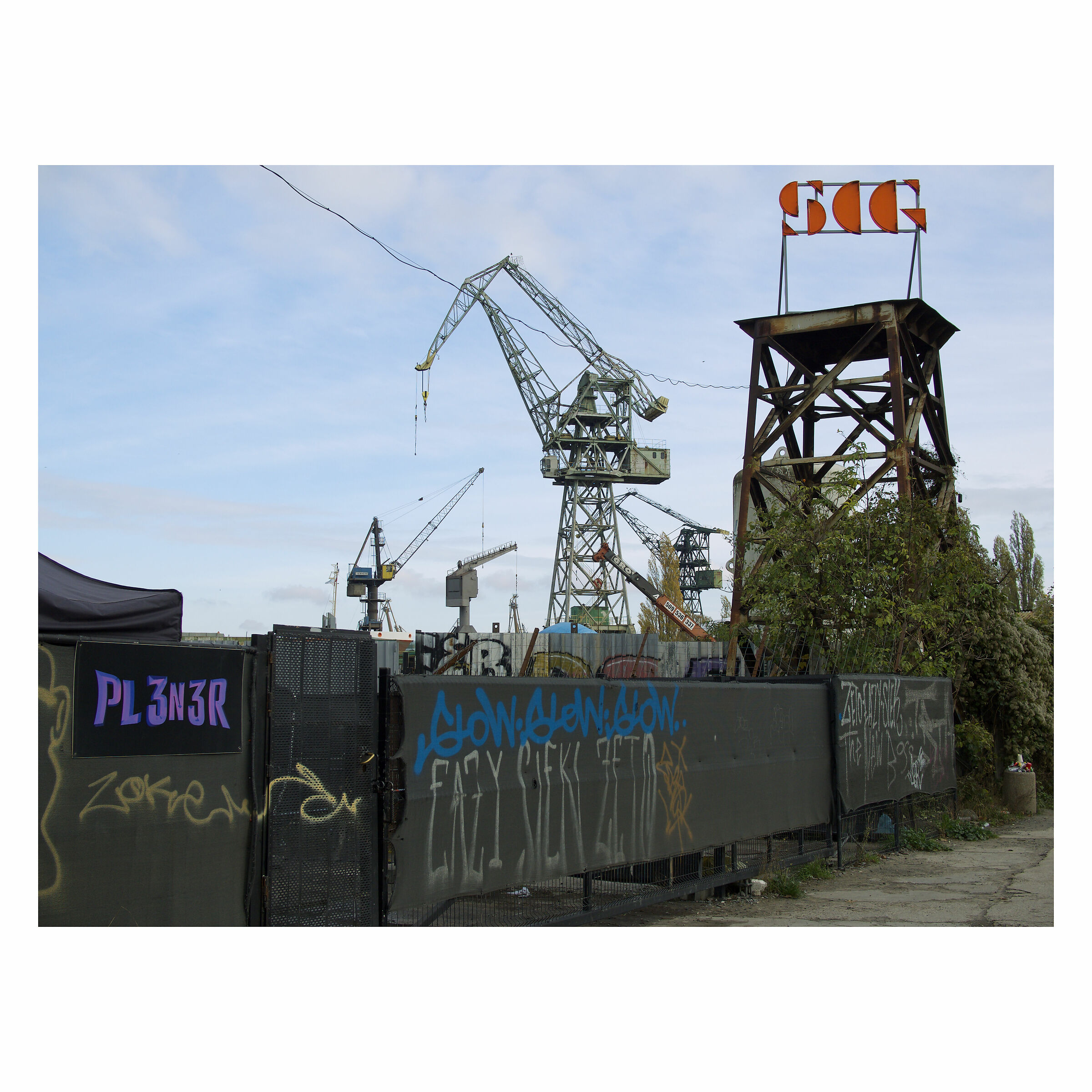 A crane.