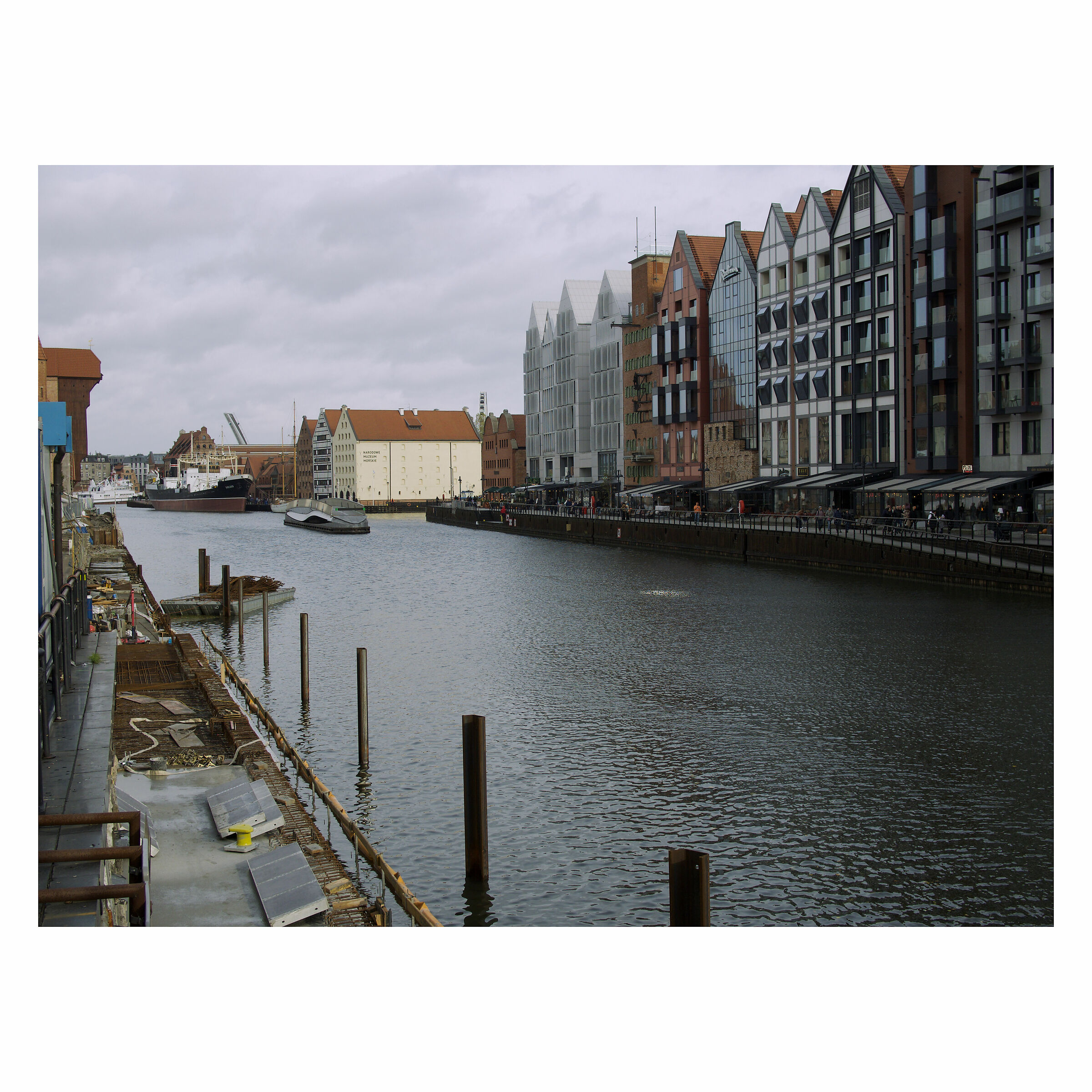 The canal by day.
