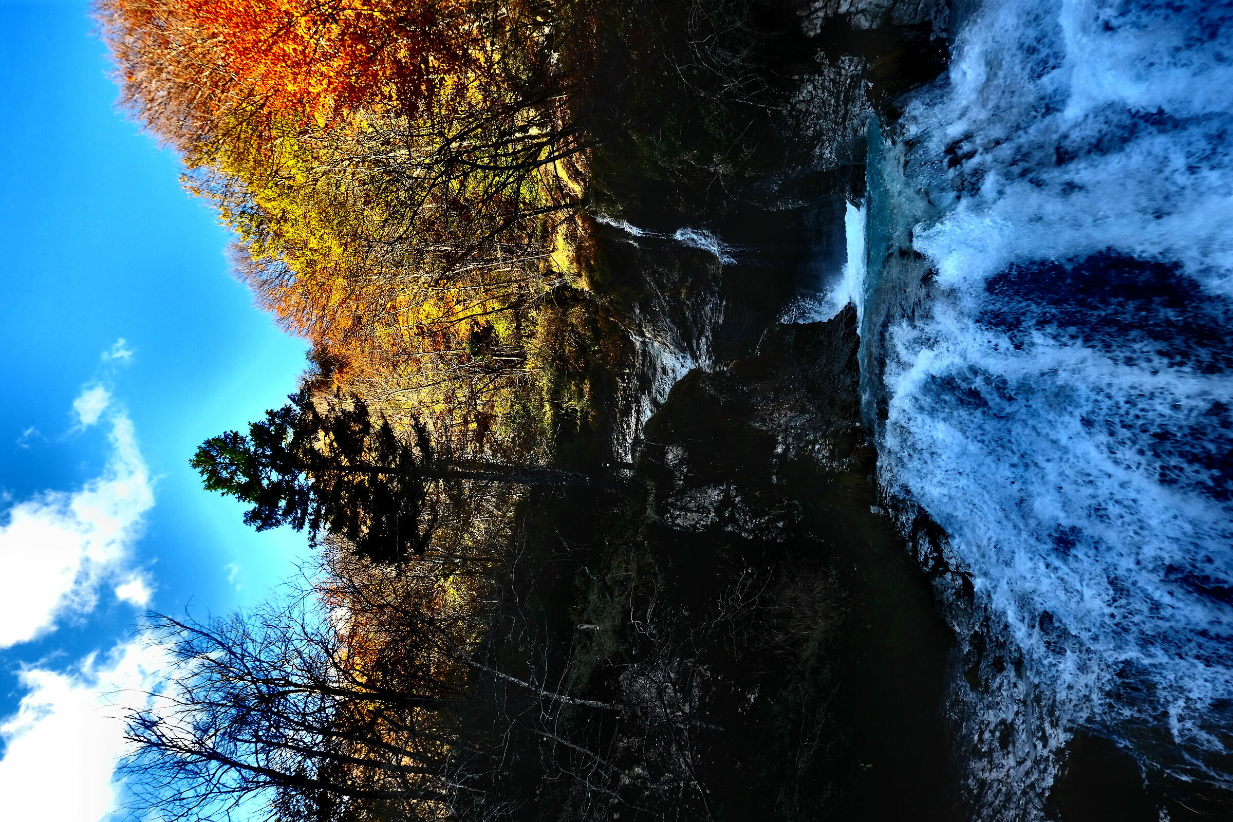 Cascata sul torrente Arzino