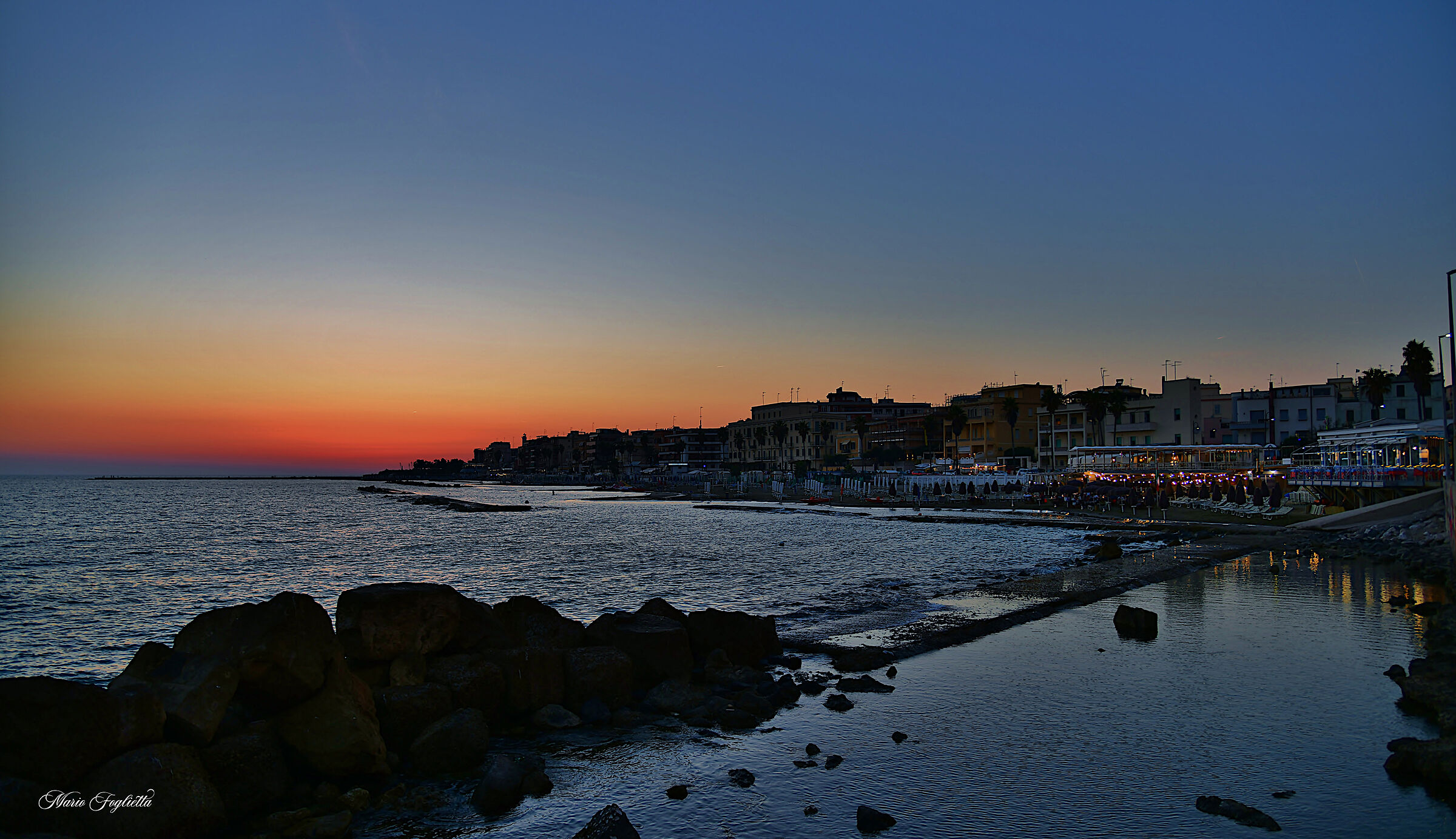 Anzio, a summer evening......