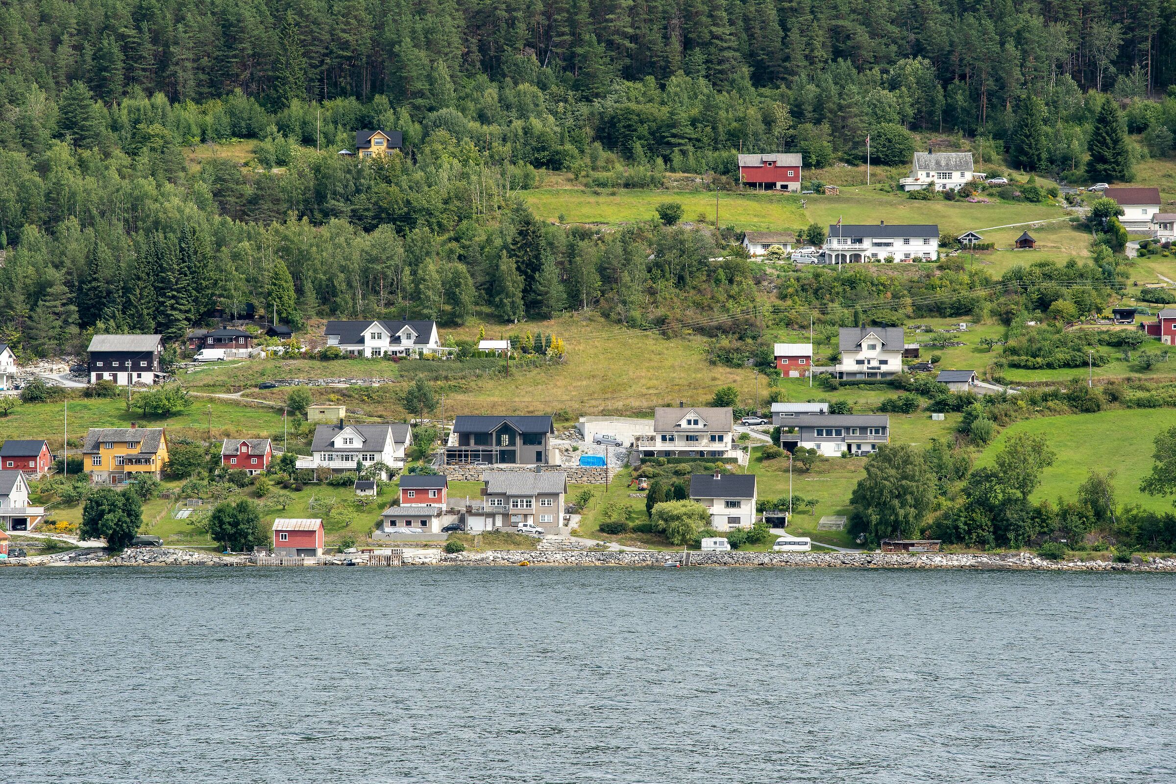 navigando sul Sognefjord