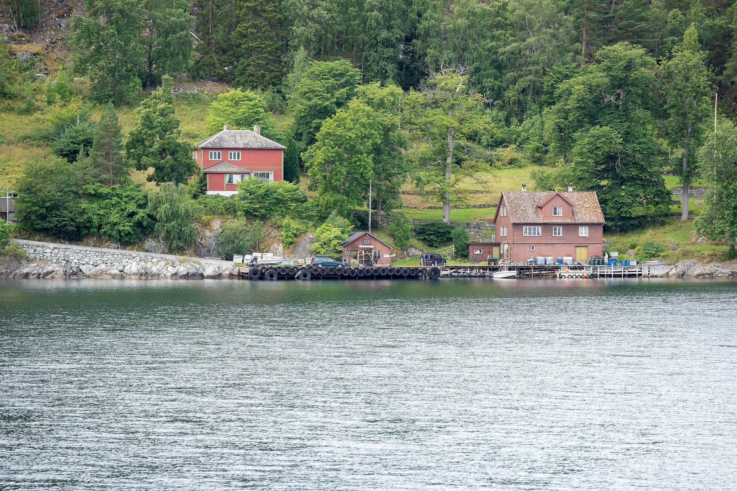 navigando sul Sognefjord