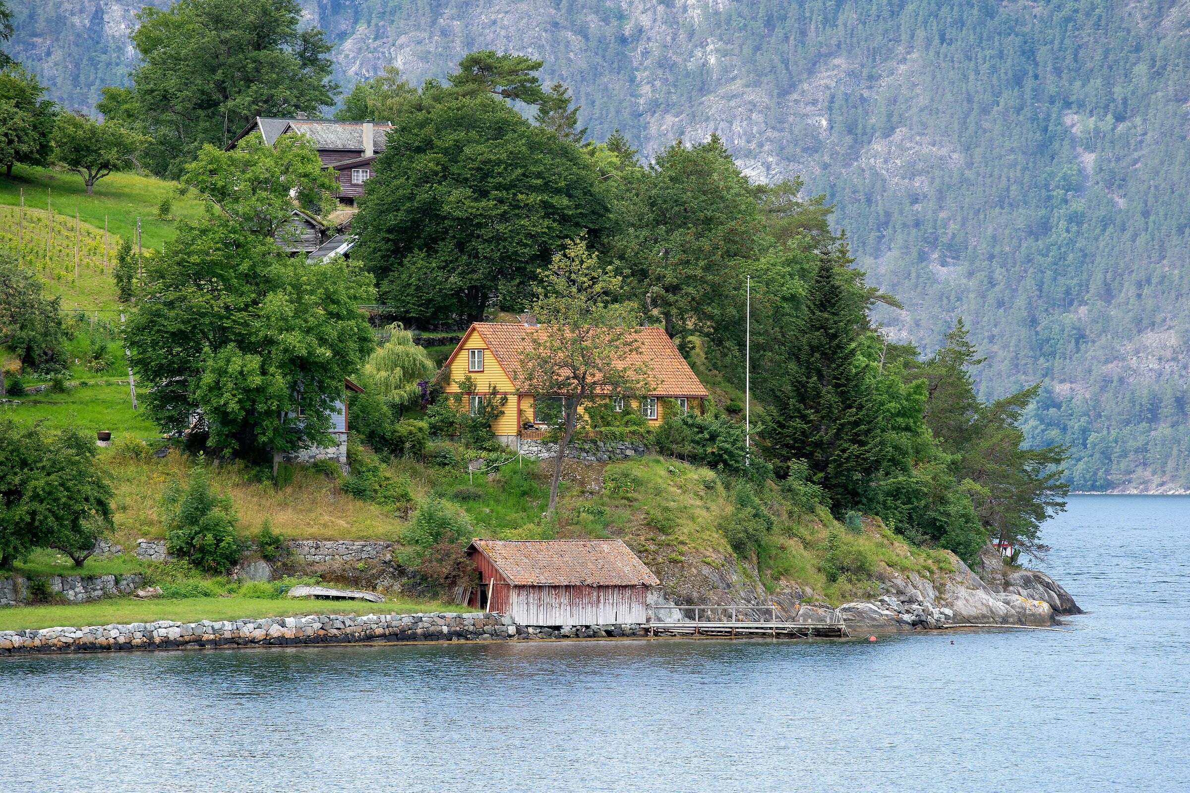 navigando sul Sognefjord