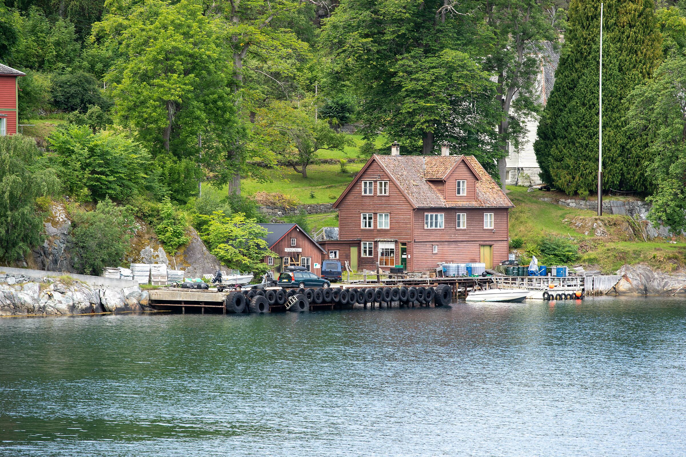 navigando sul Sognefjord
