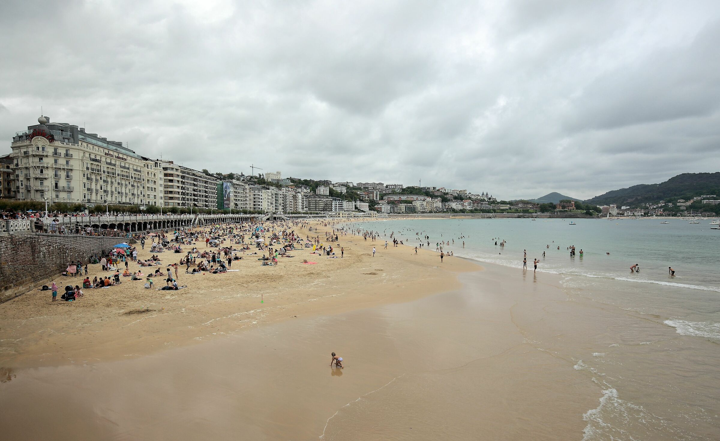 Atlantic clouds over San Sebastian
