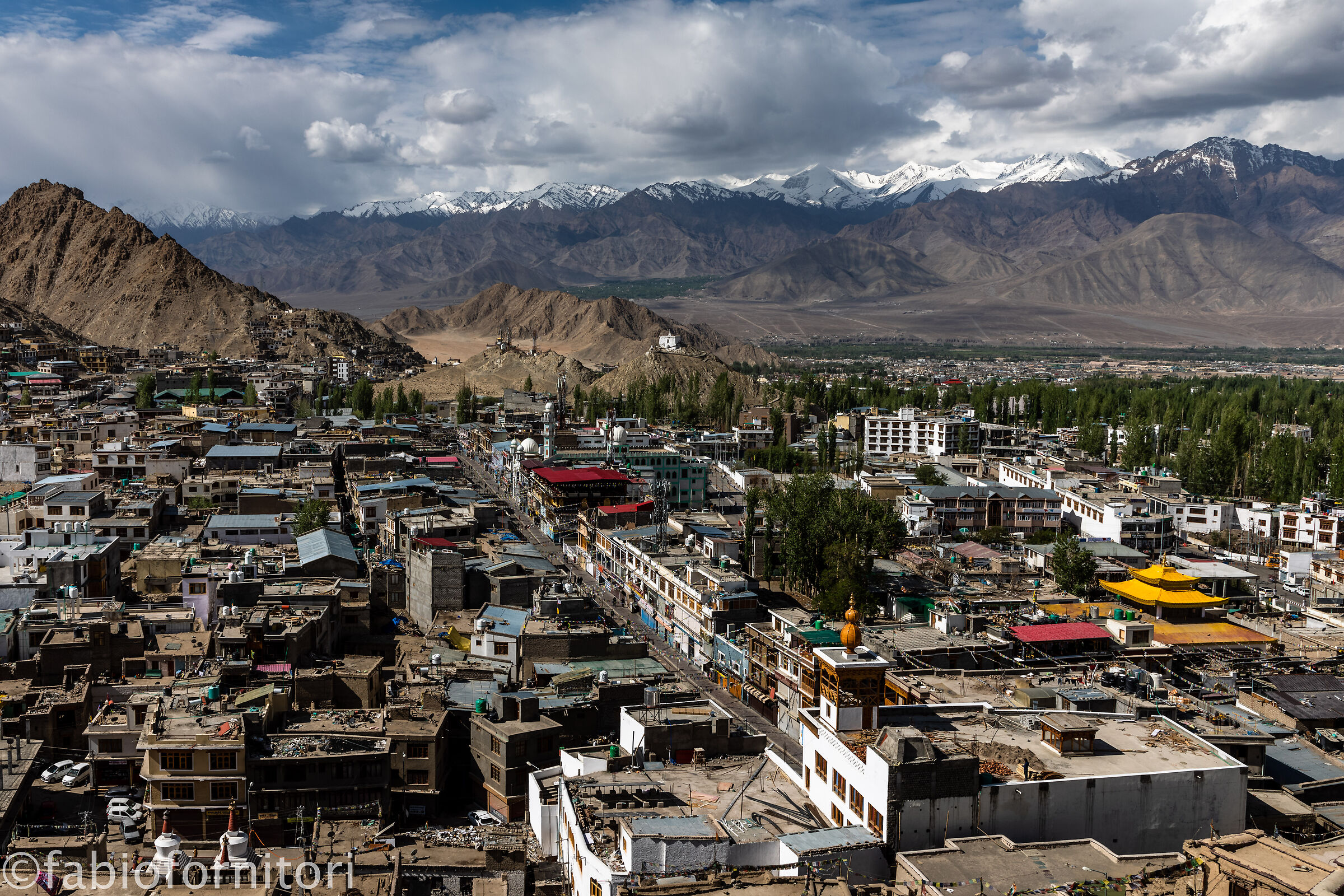Leh, main street , Ladakh, India 2023