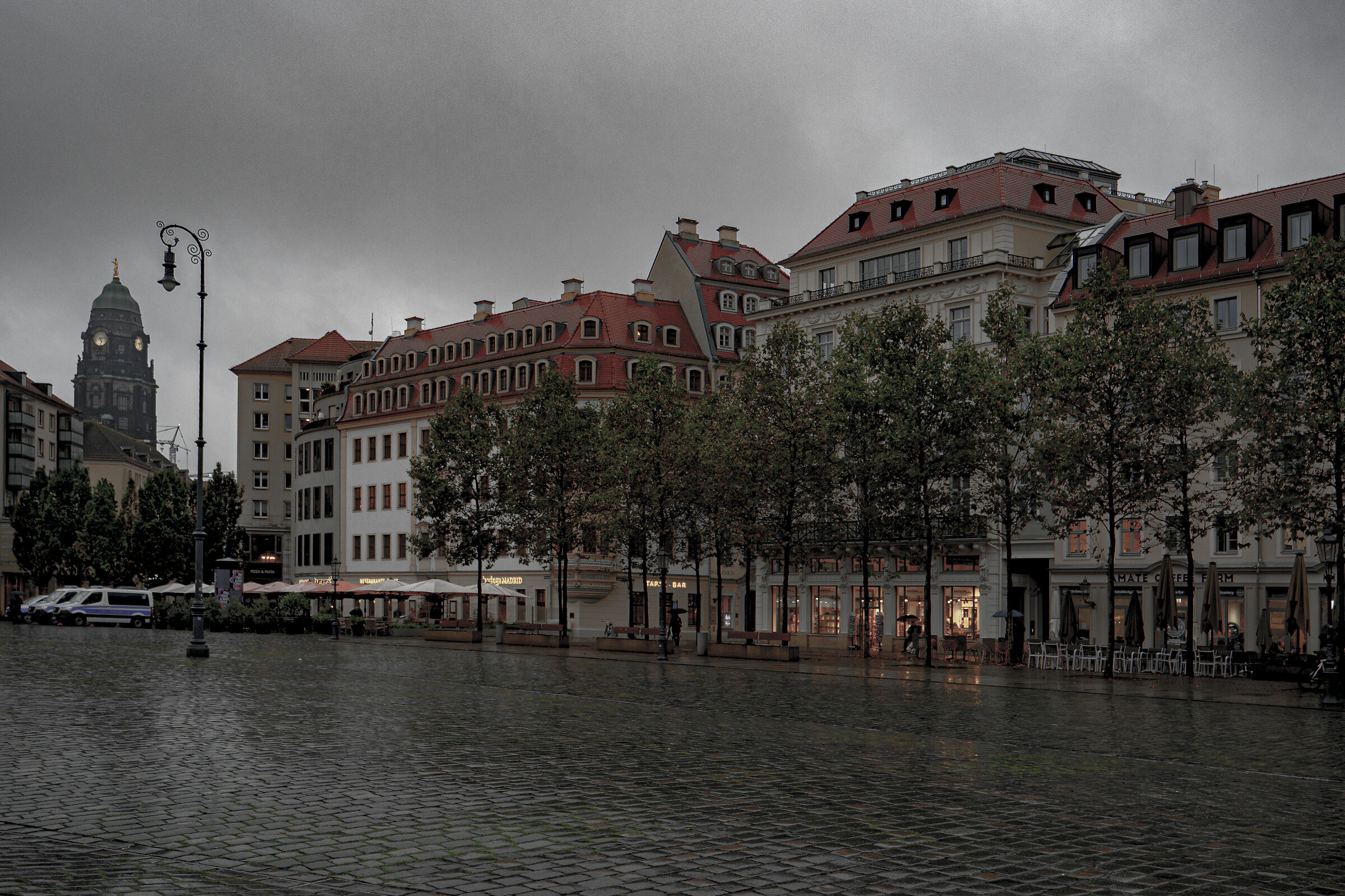 Un tardo pomeriggio di autunno a Dresda