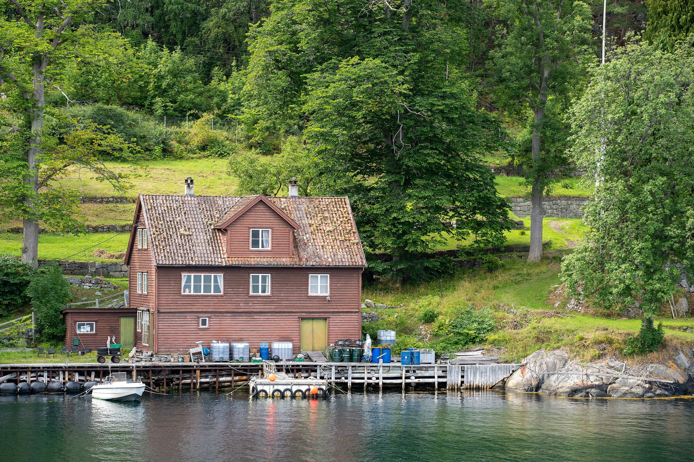 navigando sul Sognefjord