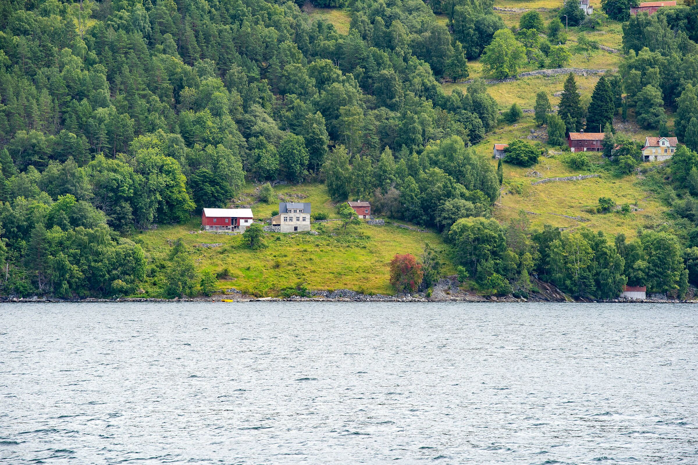 navigando sul Sognefjord