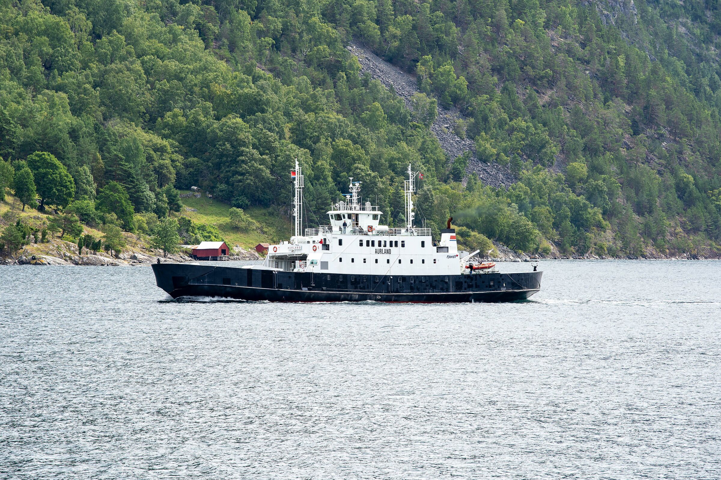 navigando sul Sognefjord
