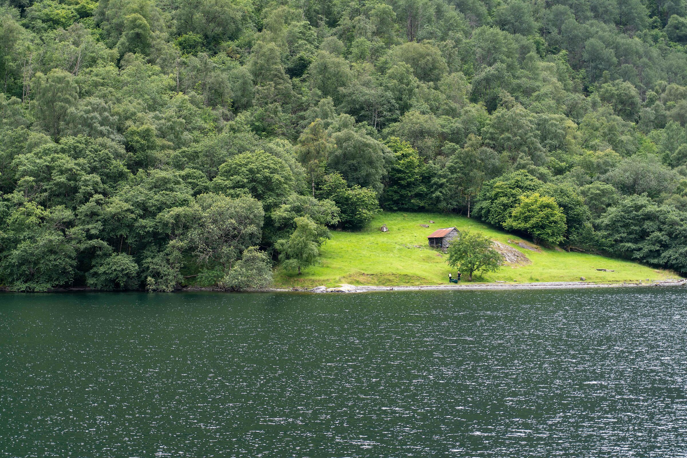 navigando sul Sognefjord