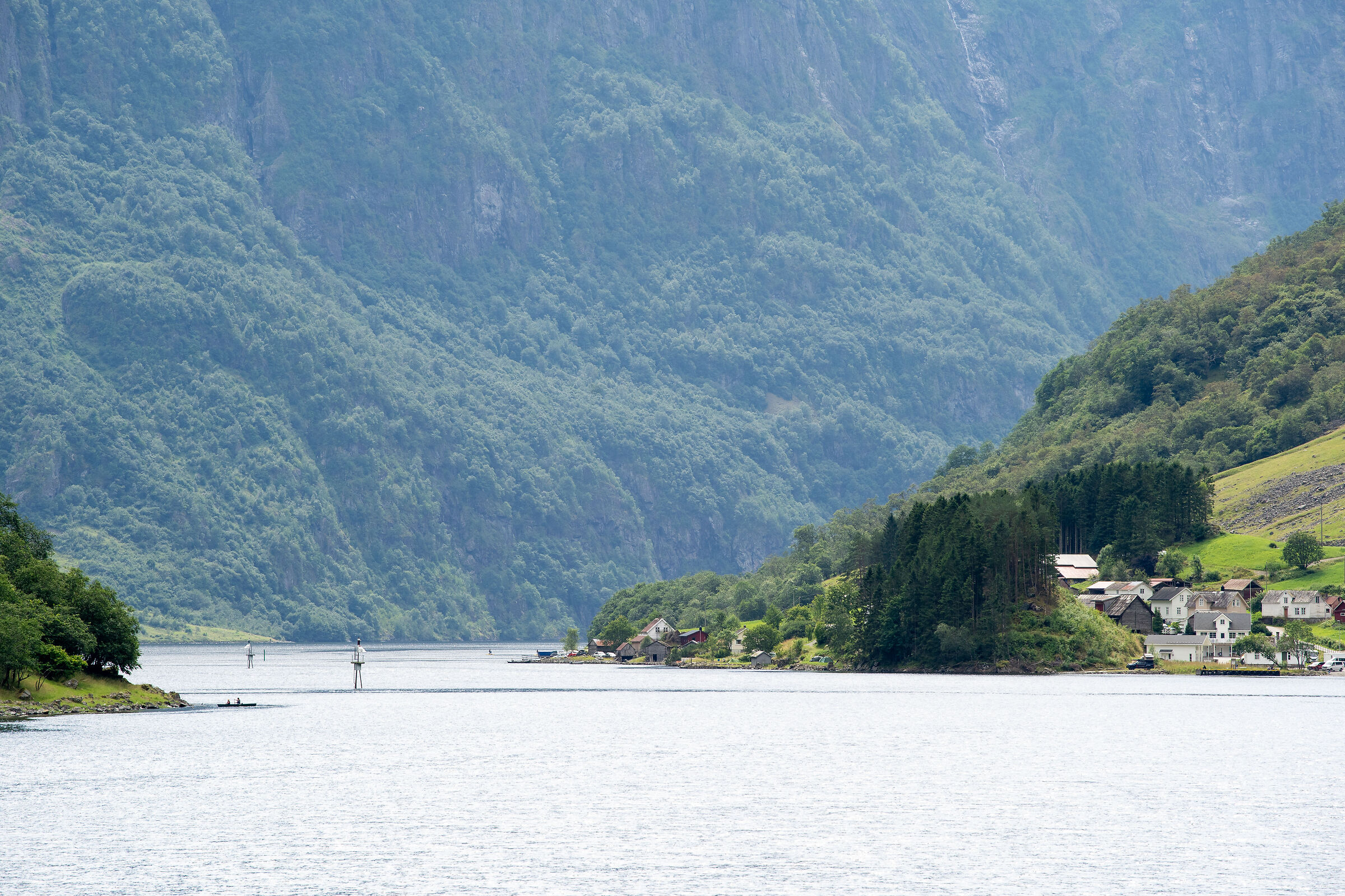navigando sul Sognefjord