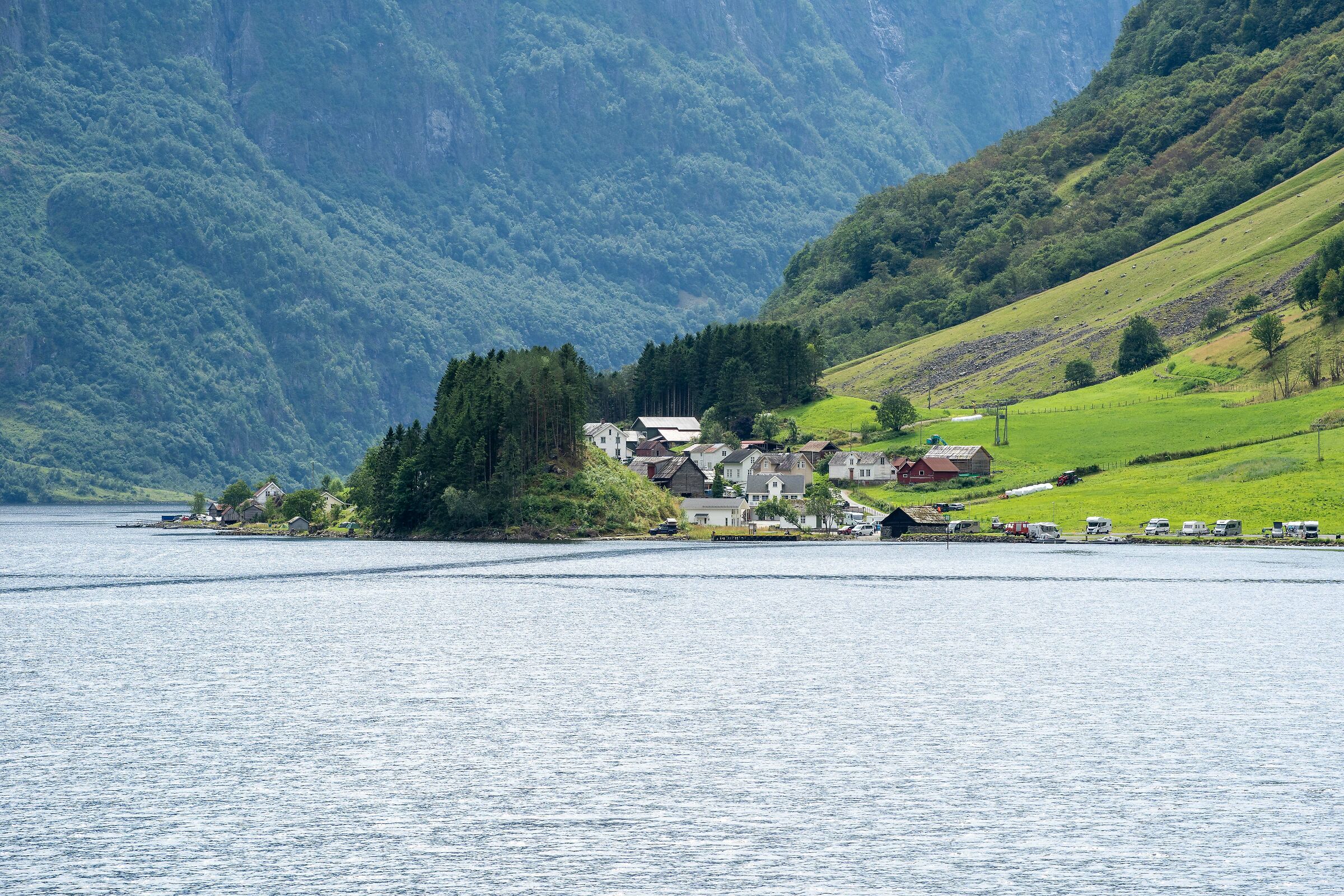 navigando sul Sognefjord