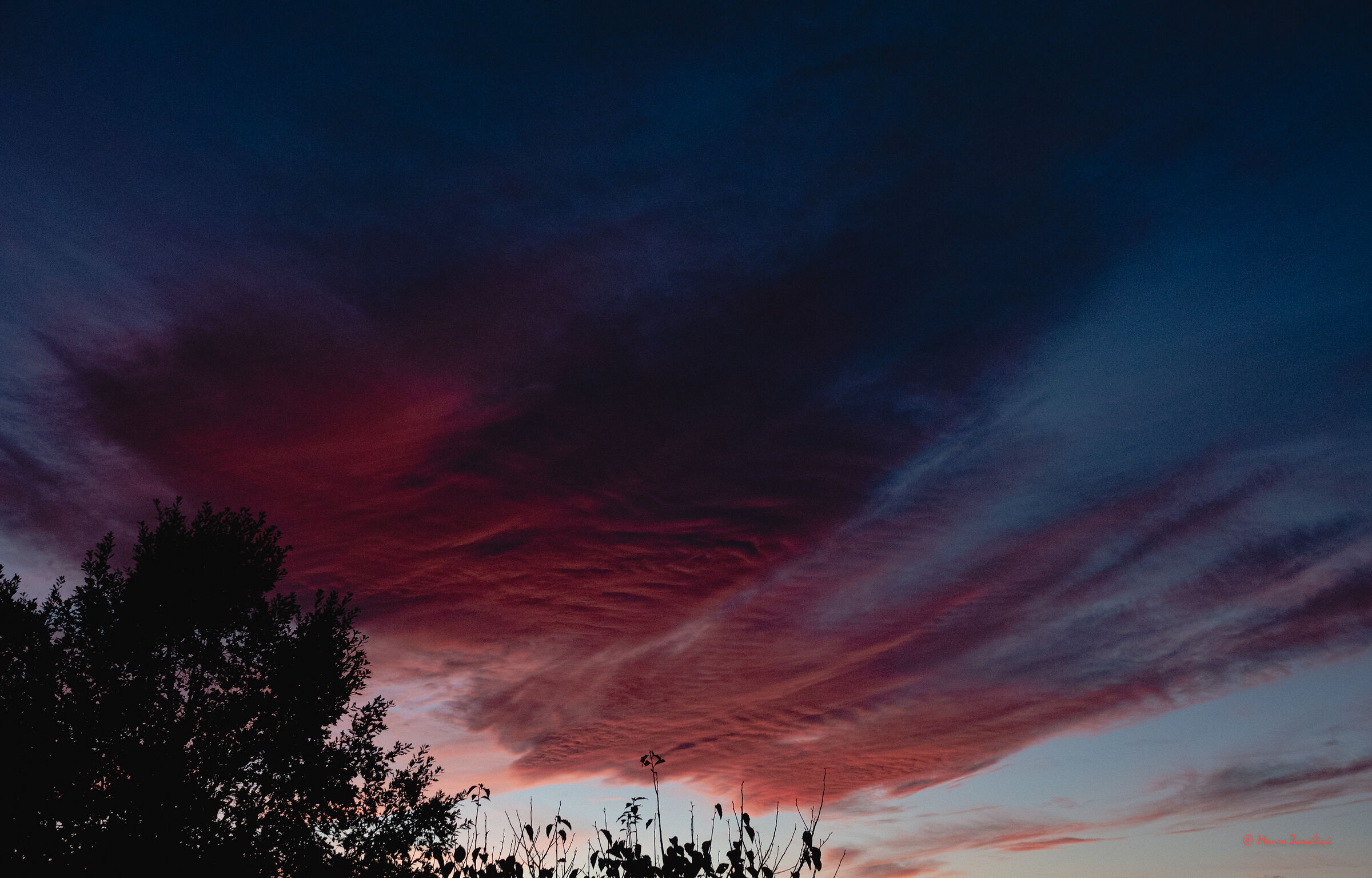 tramonto contrastato