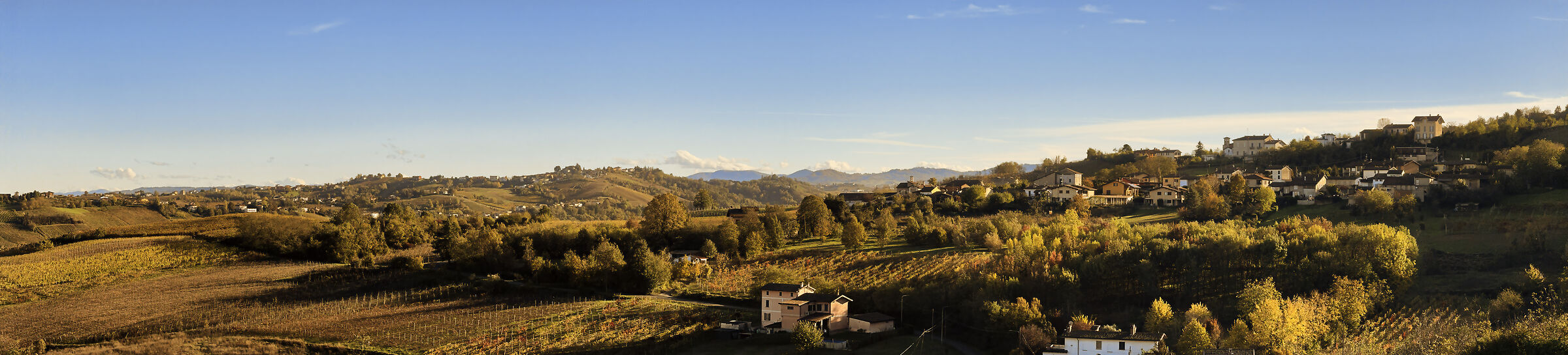 Le colline dell'Oltrepo in autunno