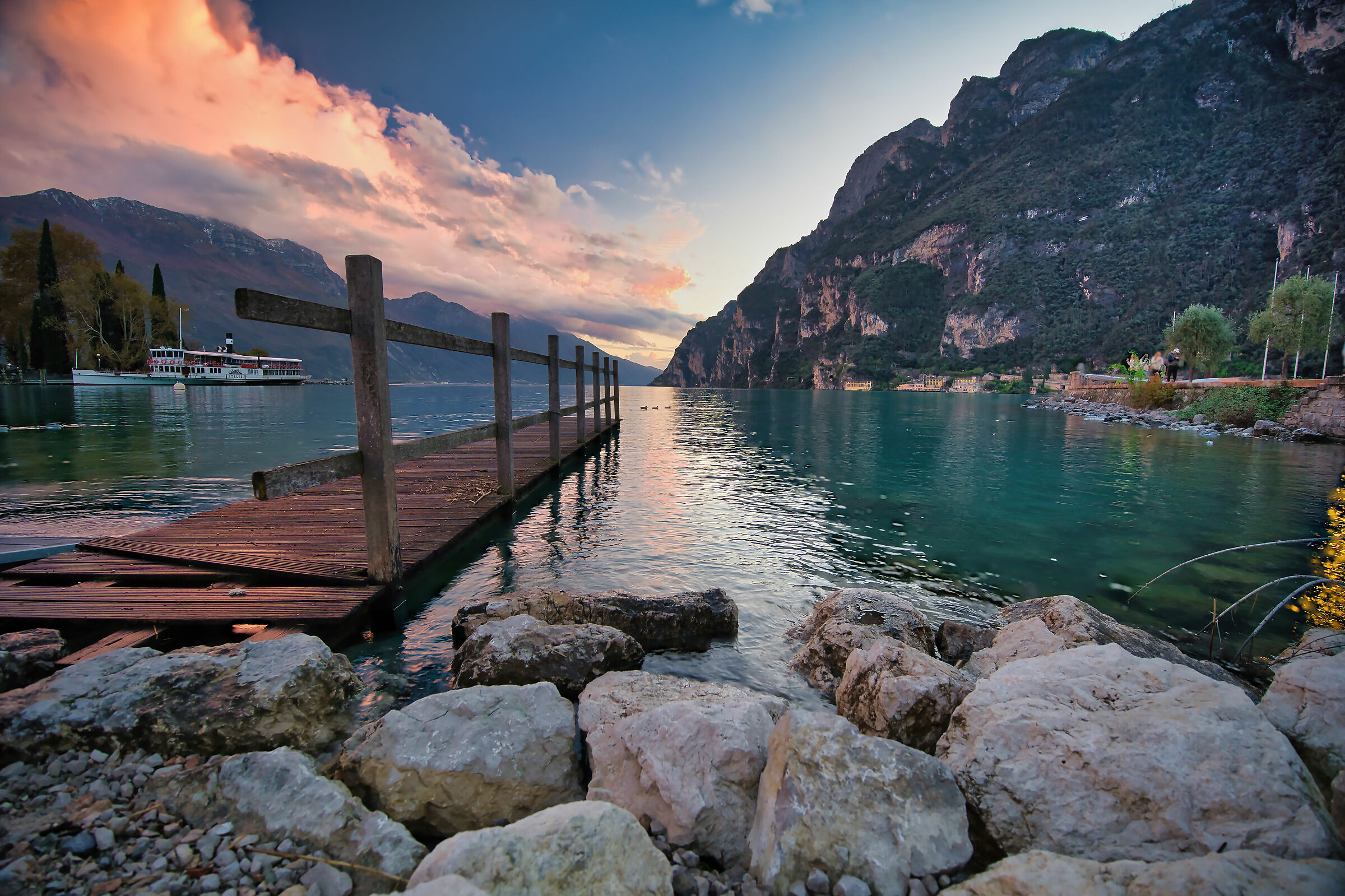 Lake Garda at sunset