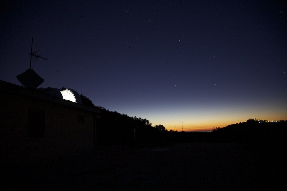 Alba in osservatorio