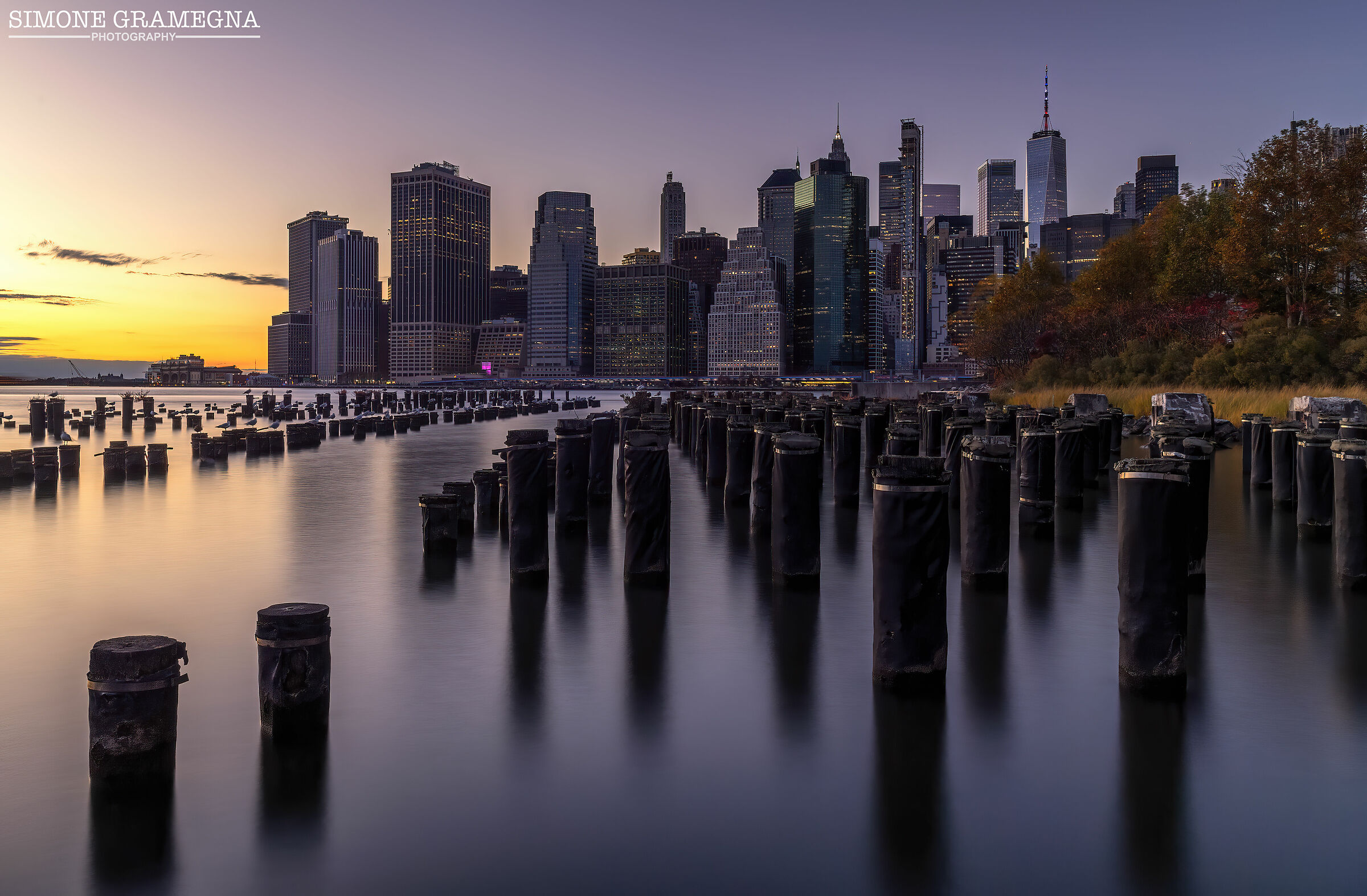 Manhattan vista da Brooklyn