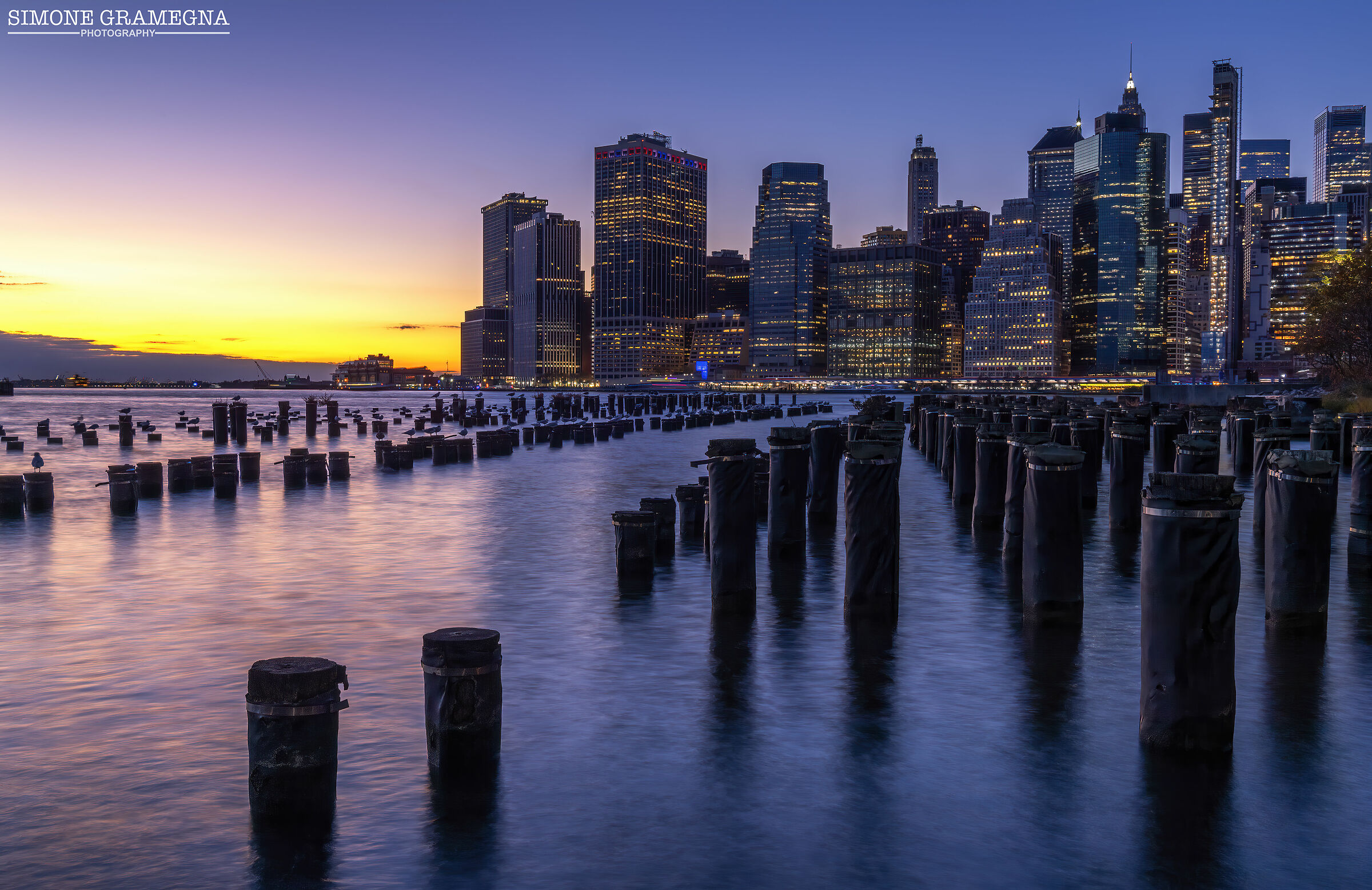 Manhattan vista da Brooklyn
