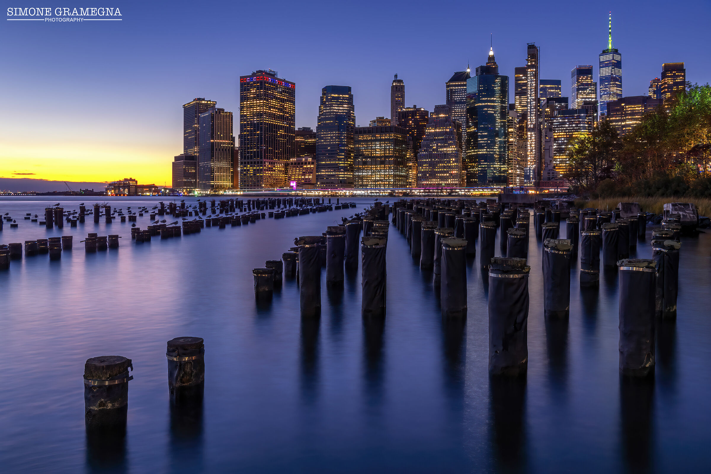 Manhattan vista da Brooklyn