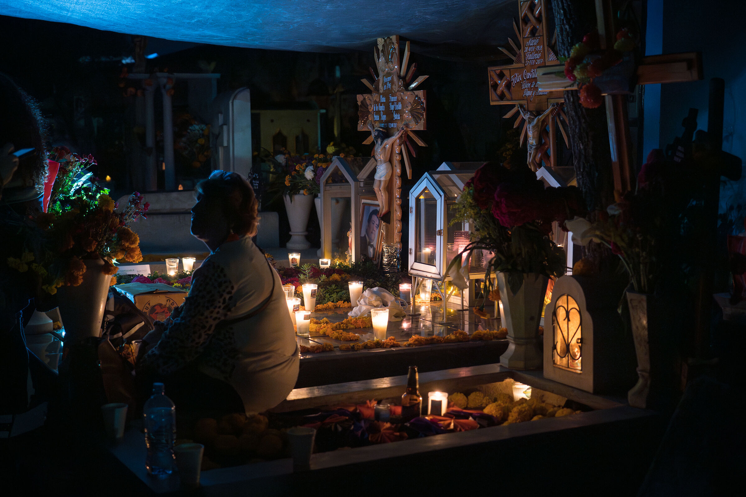 Lady Visits Husband - Oaxaca dia de los muertos
