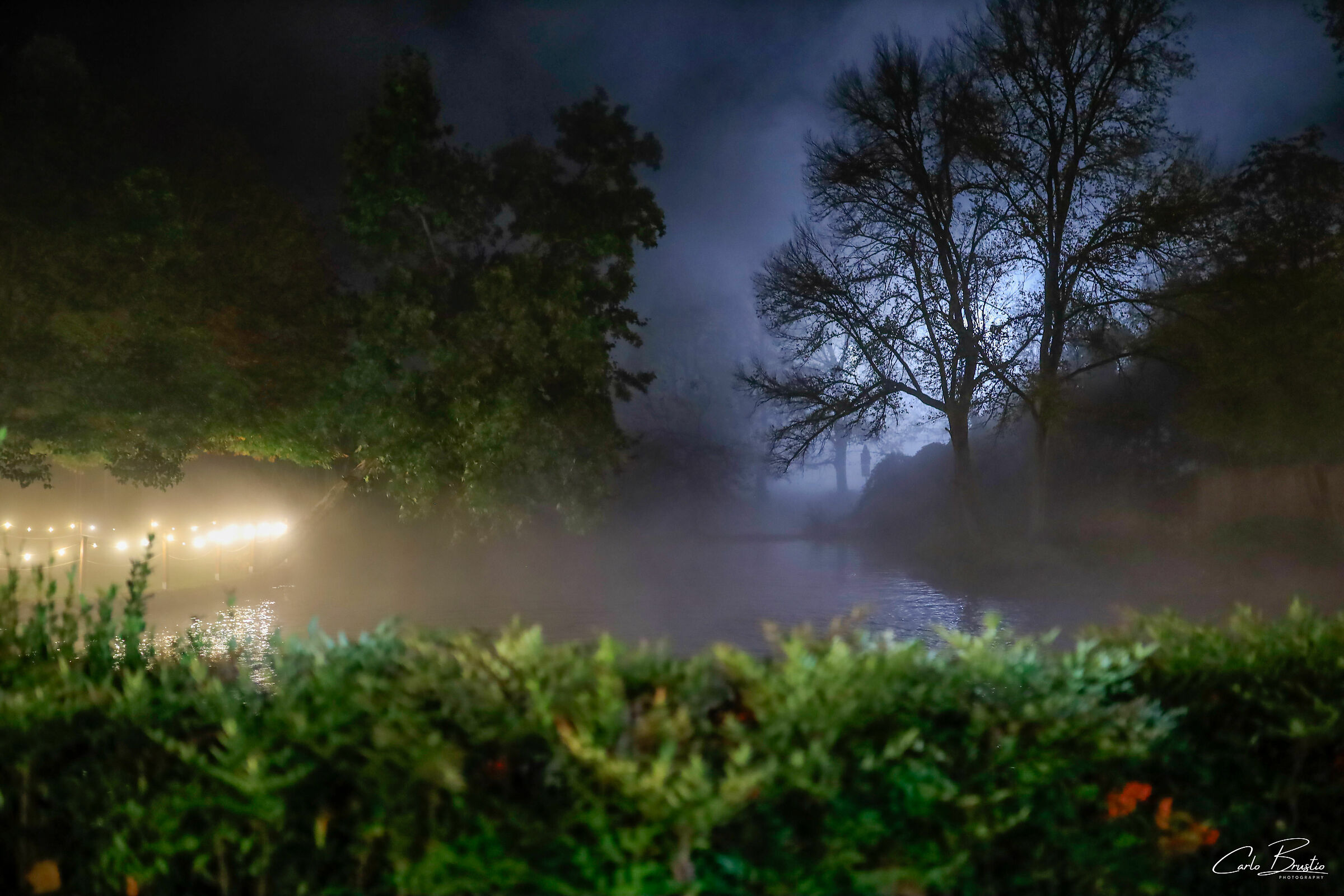 Luci e nebbia sul Mincio